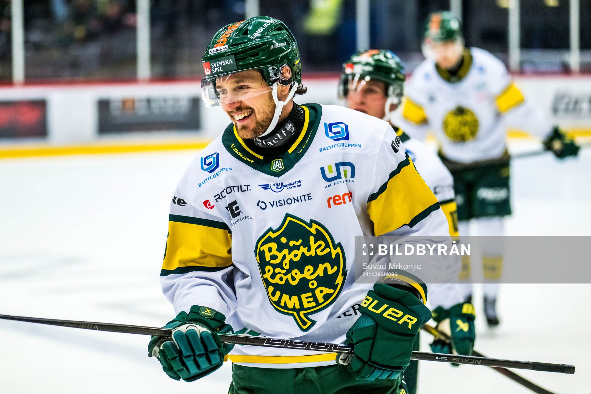 Björklövens Fredrik Forsberg jublar