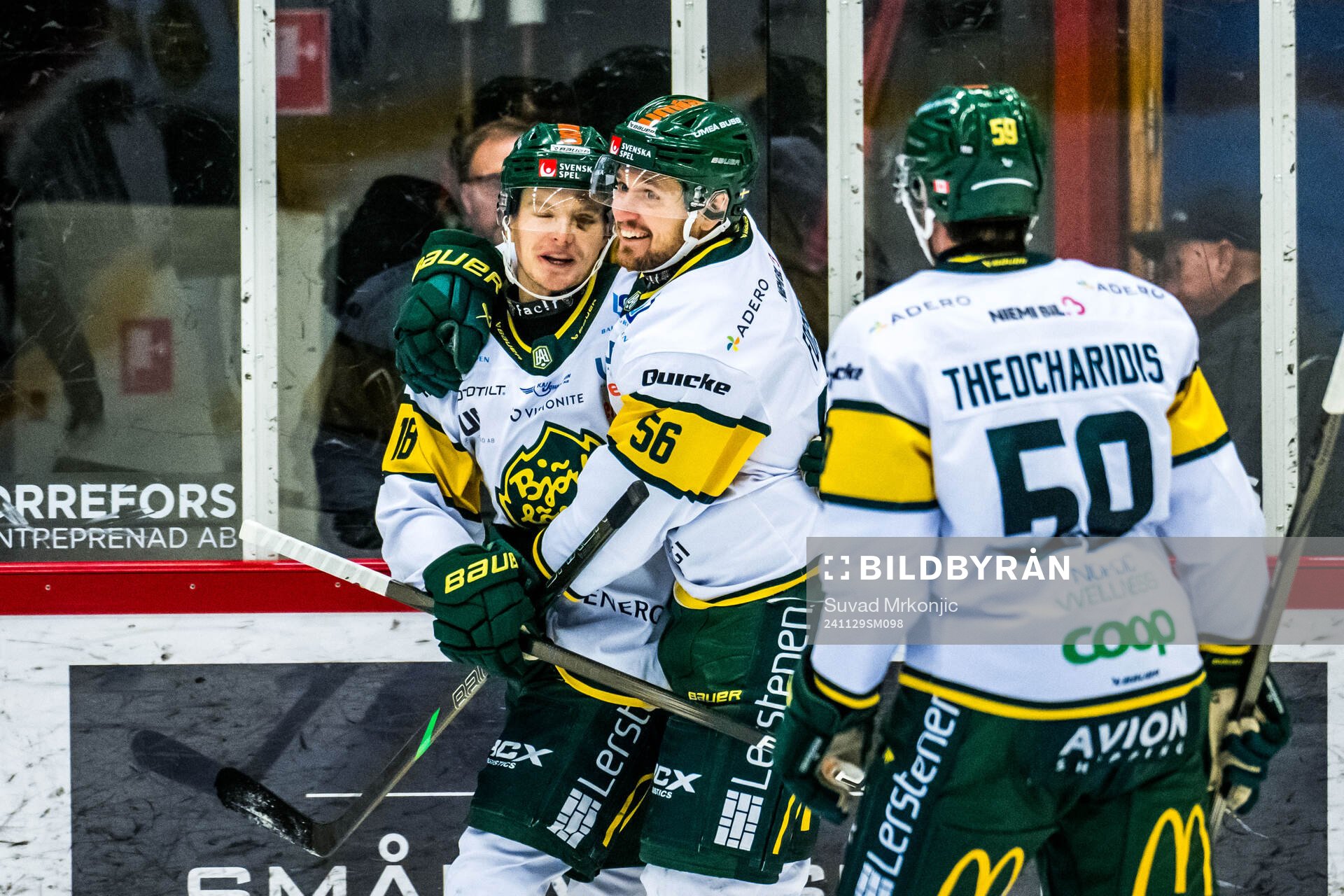 Björklövens Fredrik Forsberg jublar