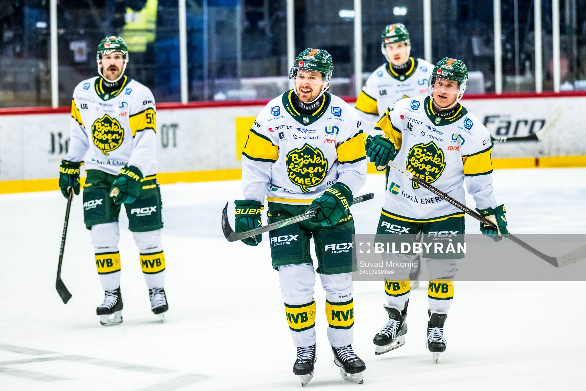 Björklövens Fredrik Forsberg jublar