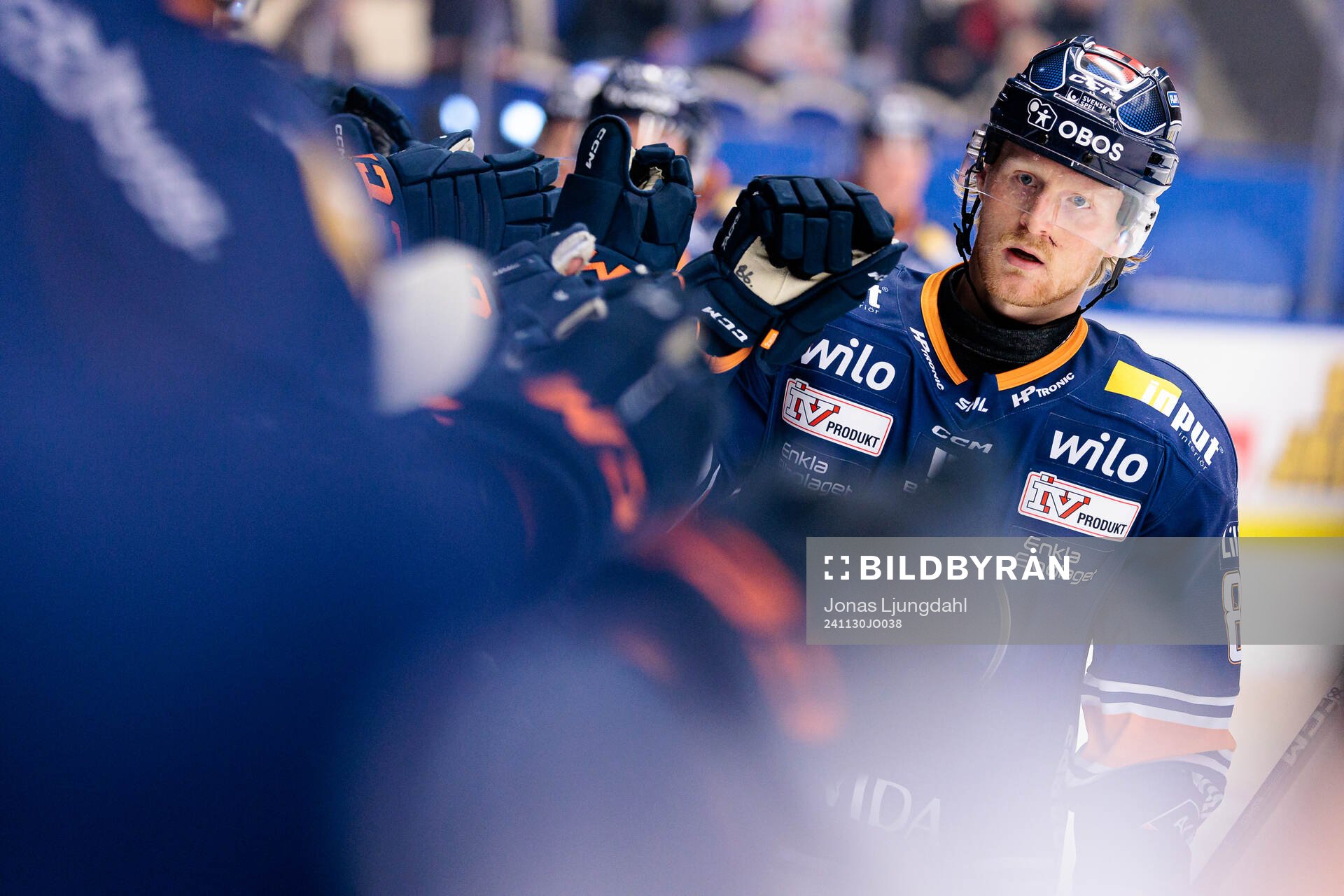 Växjös Joachim Blichfeld jublar