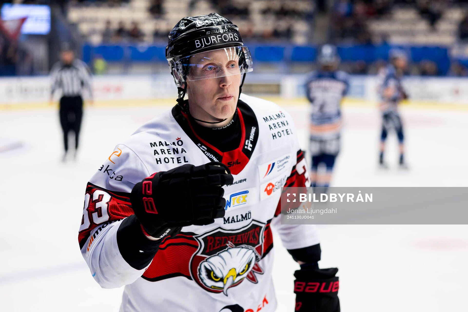 Malmö Redhawks Lassi Thomson jublar