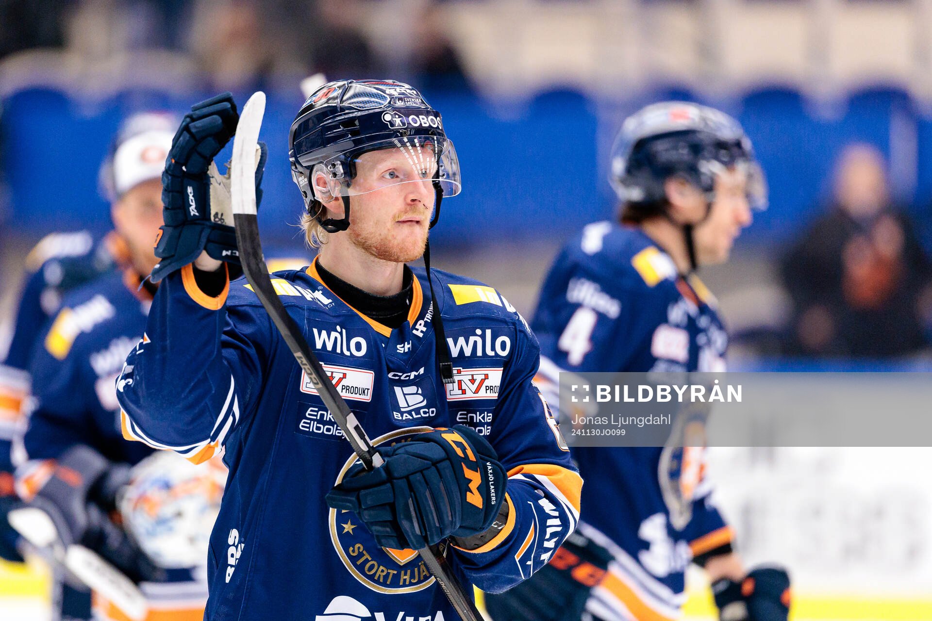 Växjös Joachim Blichfeld jublar