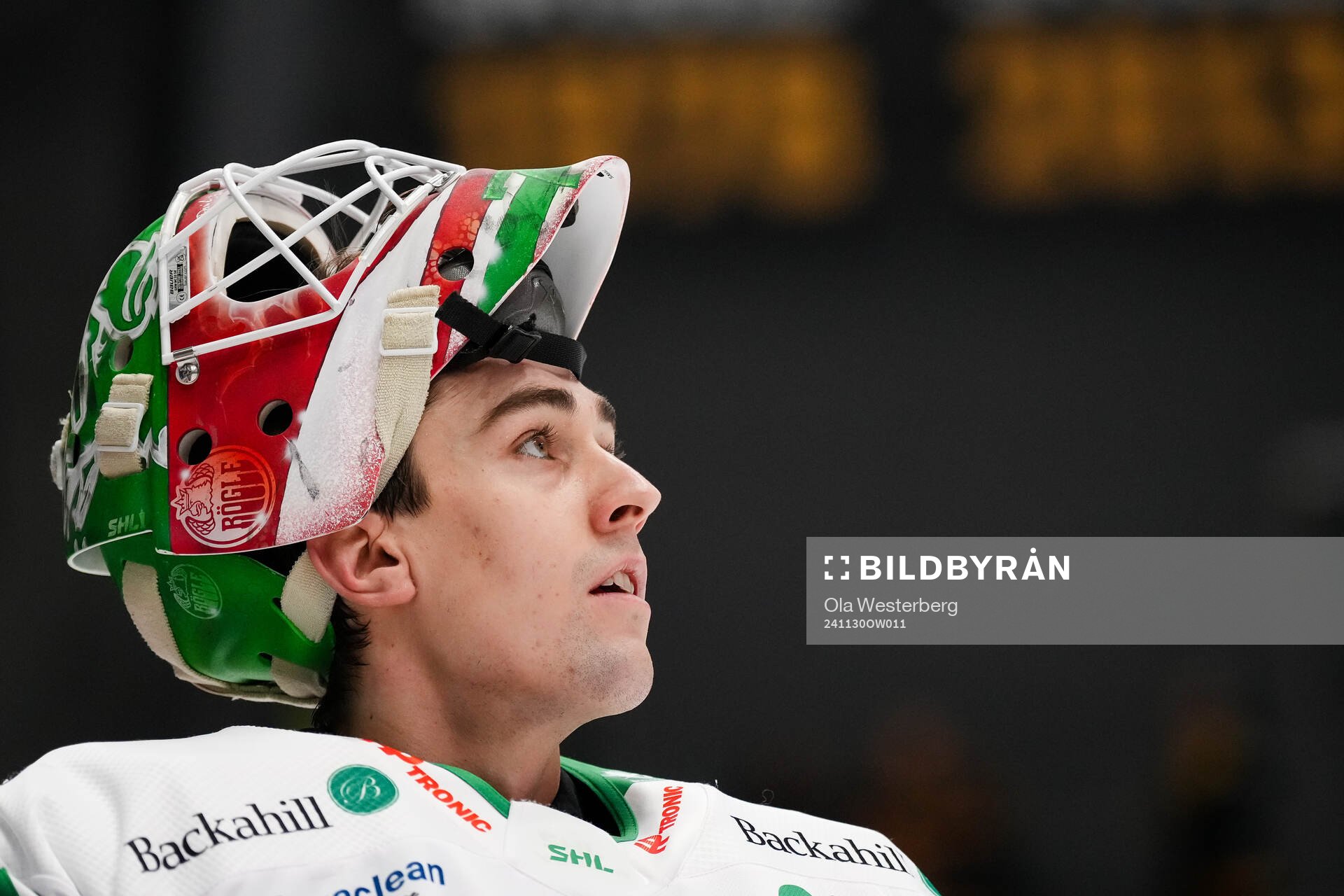 Rögles målvakt Arvid Holm
