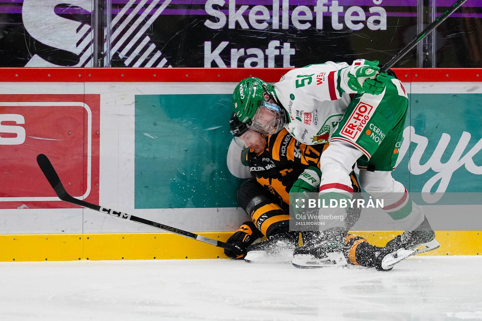 Skellefteås Pär Lindholm och Rögles Filip Johansson