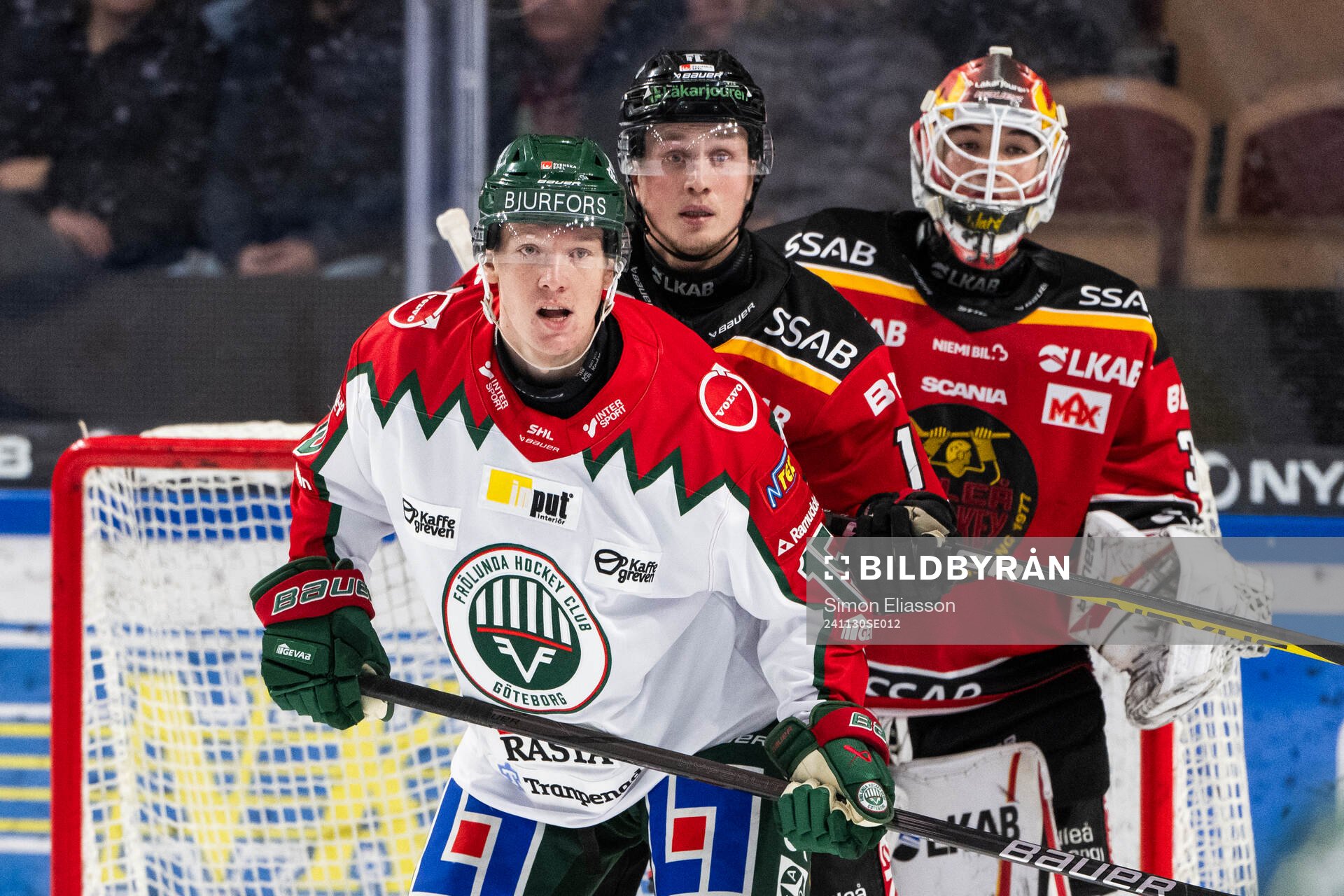 Frölundas Gustav Rydahl och Luleås Jonas Berglund