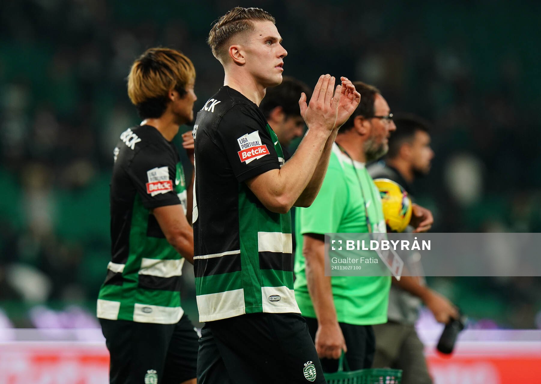 Viktor Gyokeres of Sporting CP at the end of the Liga