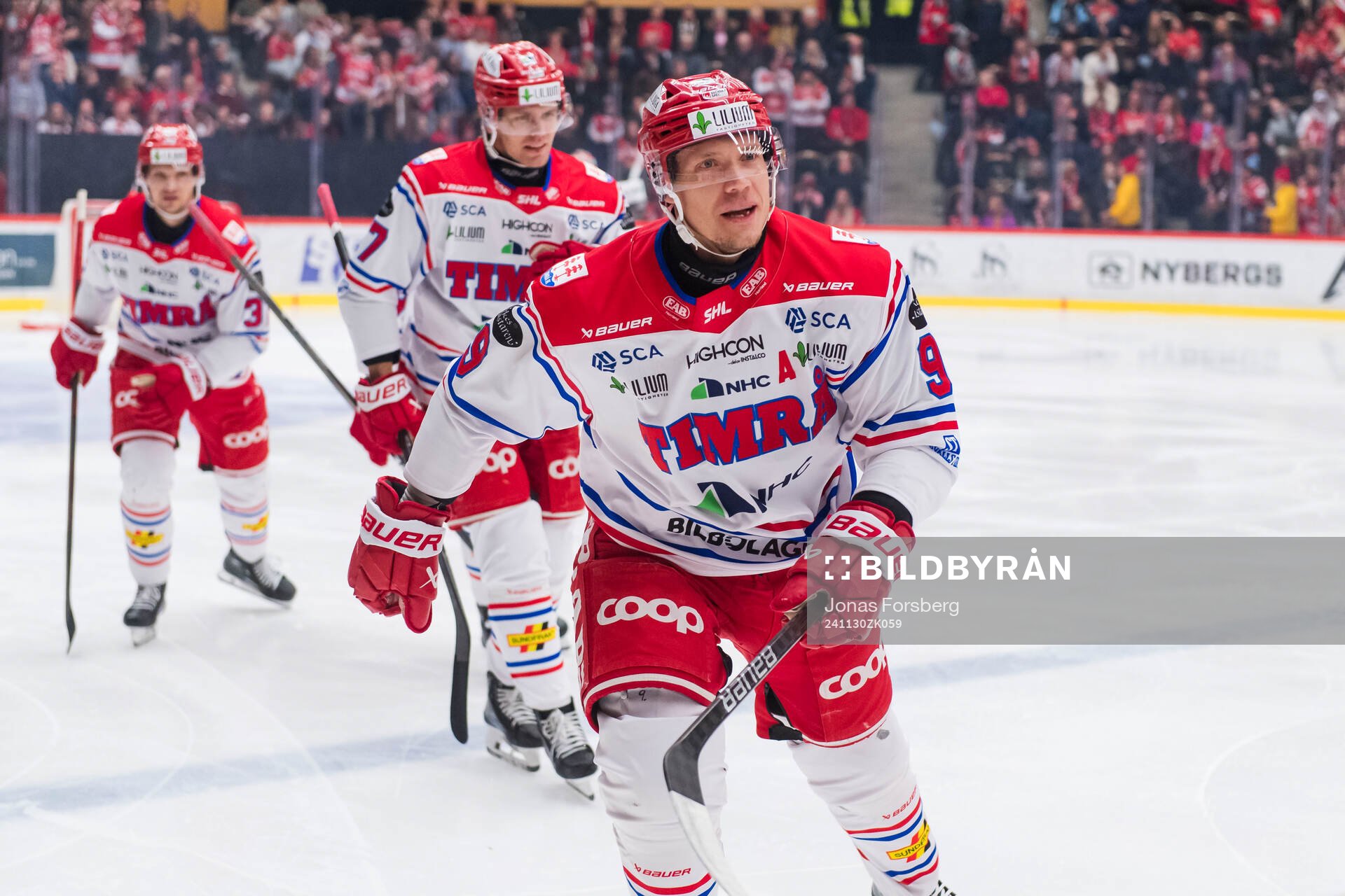 Timrås Didrik Strömberg jublar