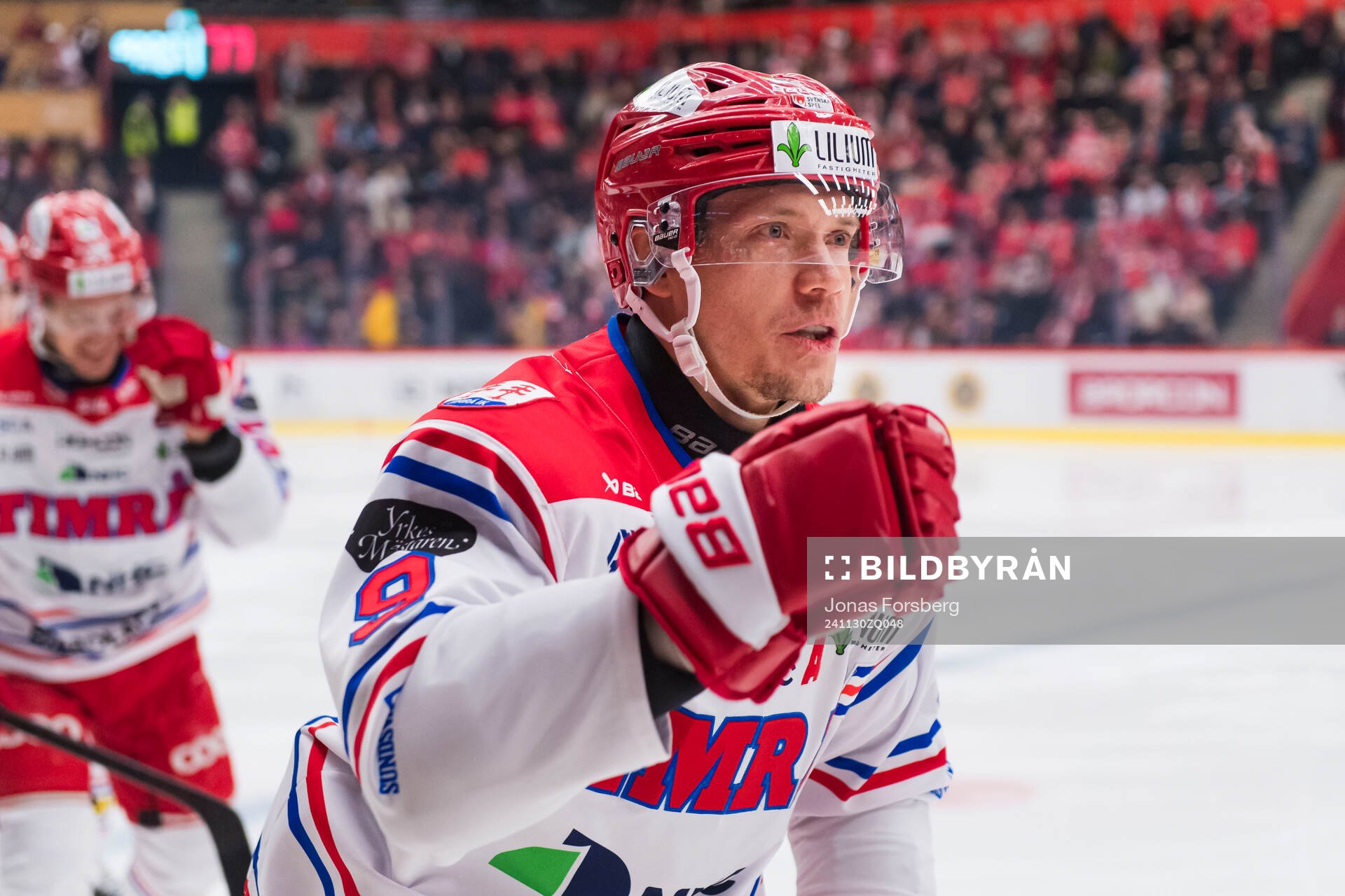 Timrås Didrik Strömberg jublar