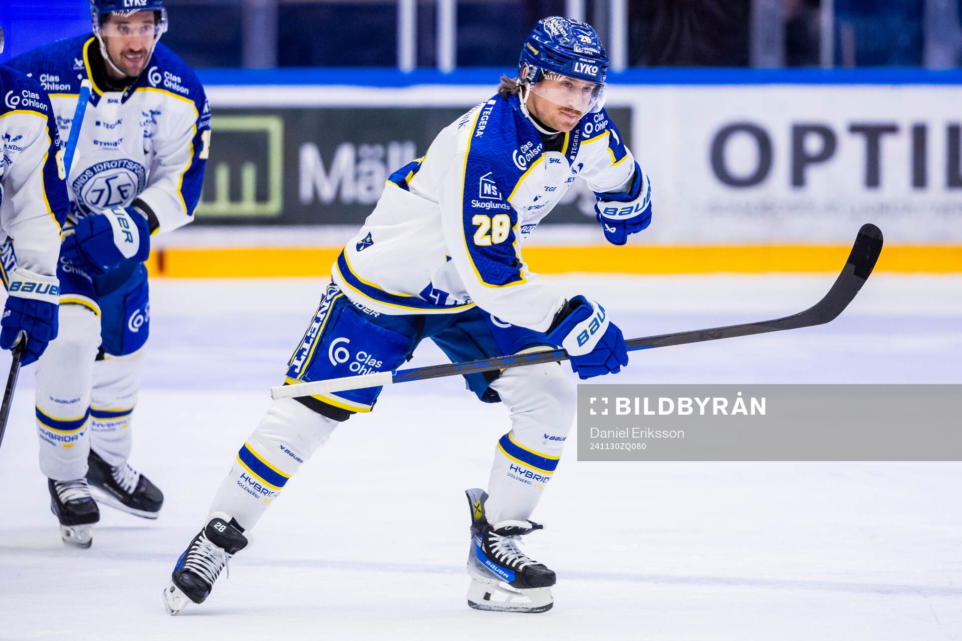 Leksands Justin Glenn Kloos jubel