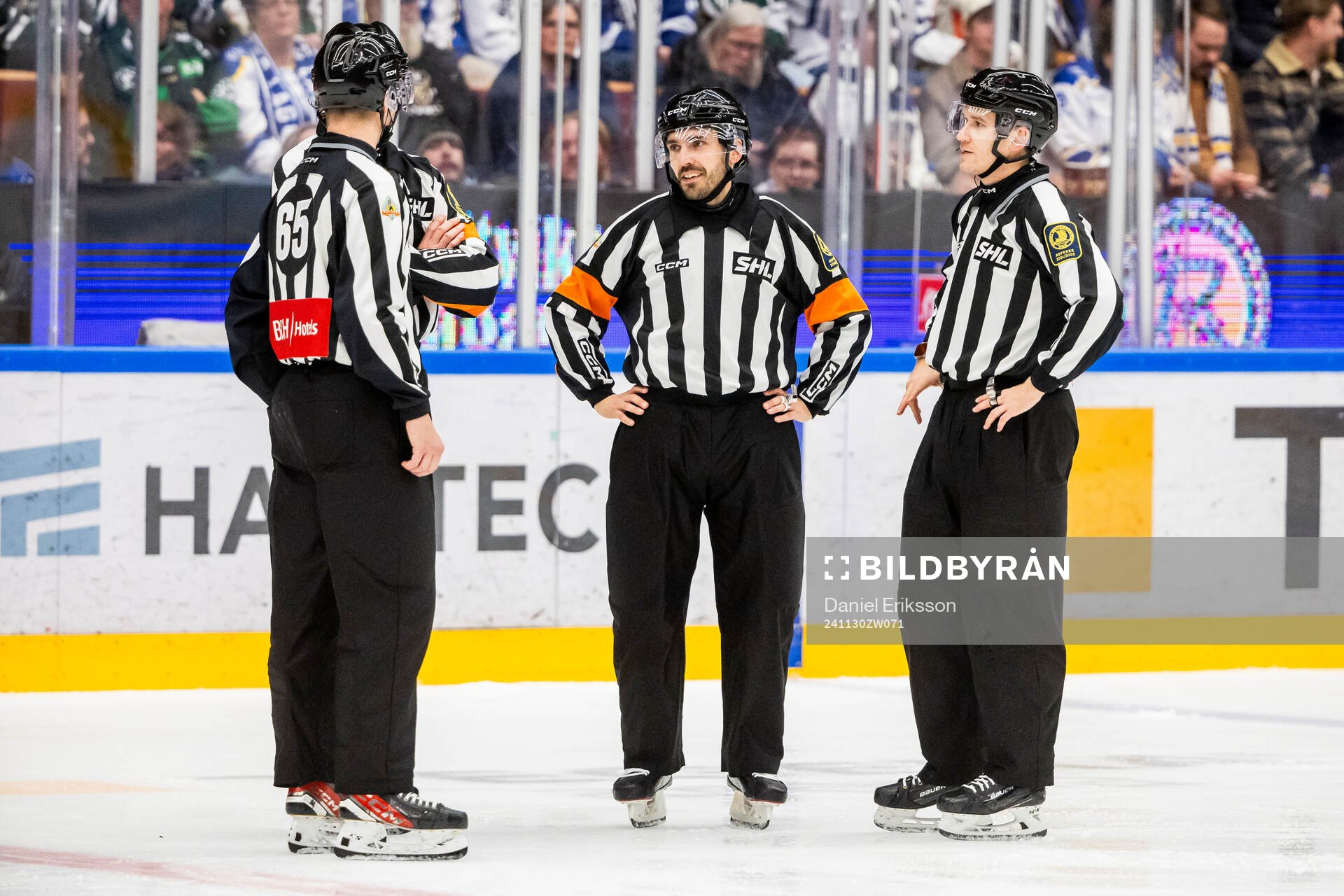 Domare Mikael Sjöqvist och Domare Mattias Enroth och