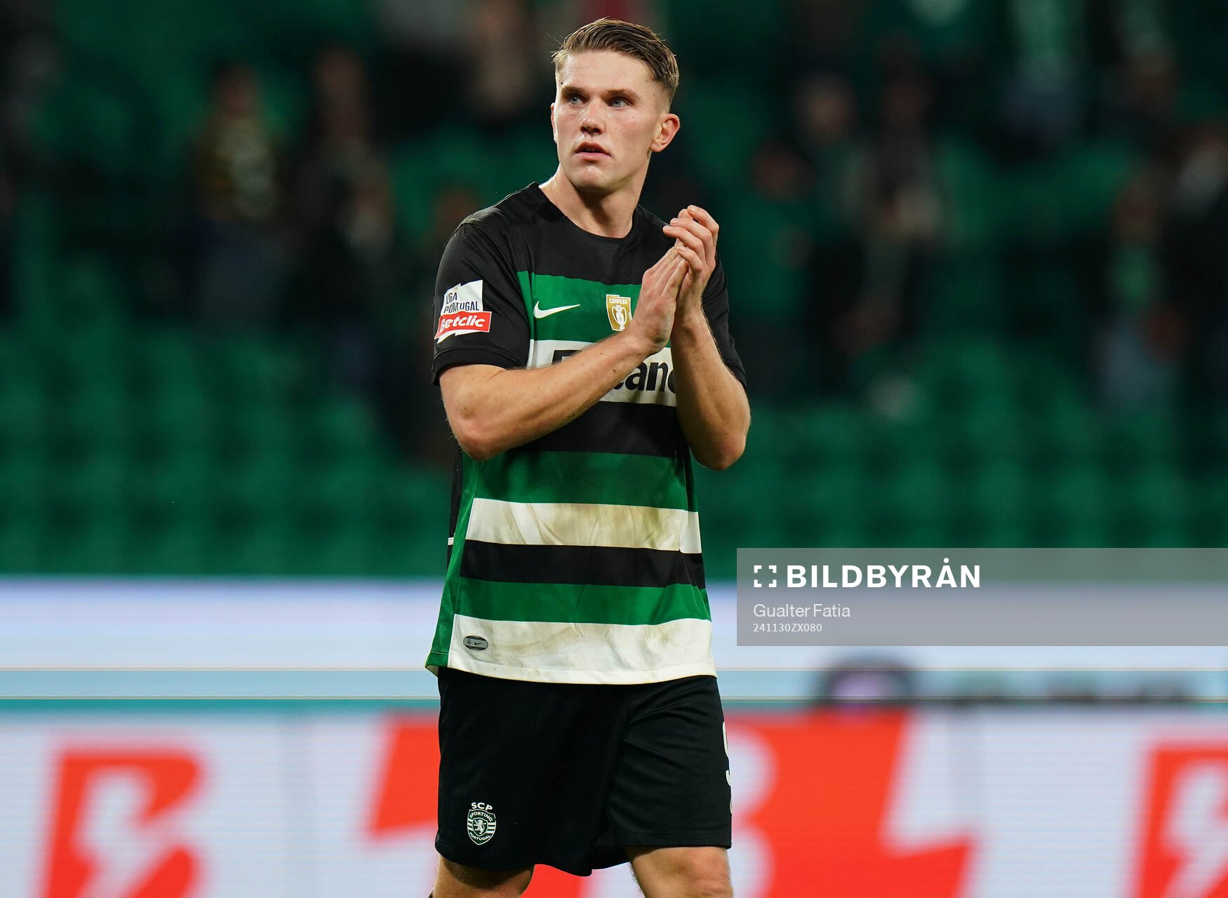 Viktor Gyokeres of Sporting CP at the end of the Liga