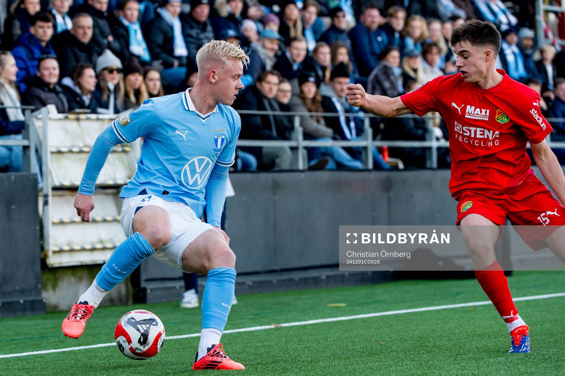 Malmö FFs Otto Rosengren och Torslandas Owen Parker-Price