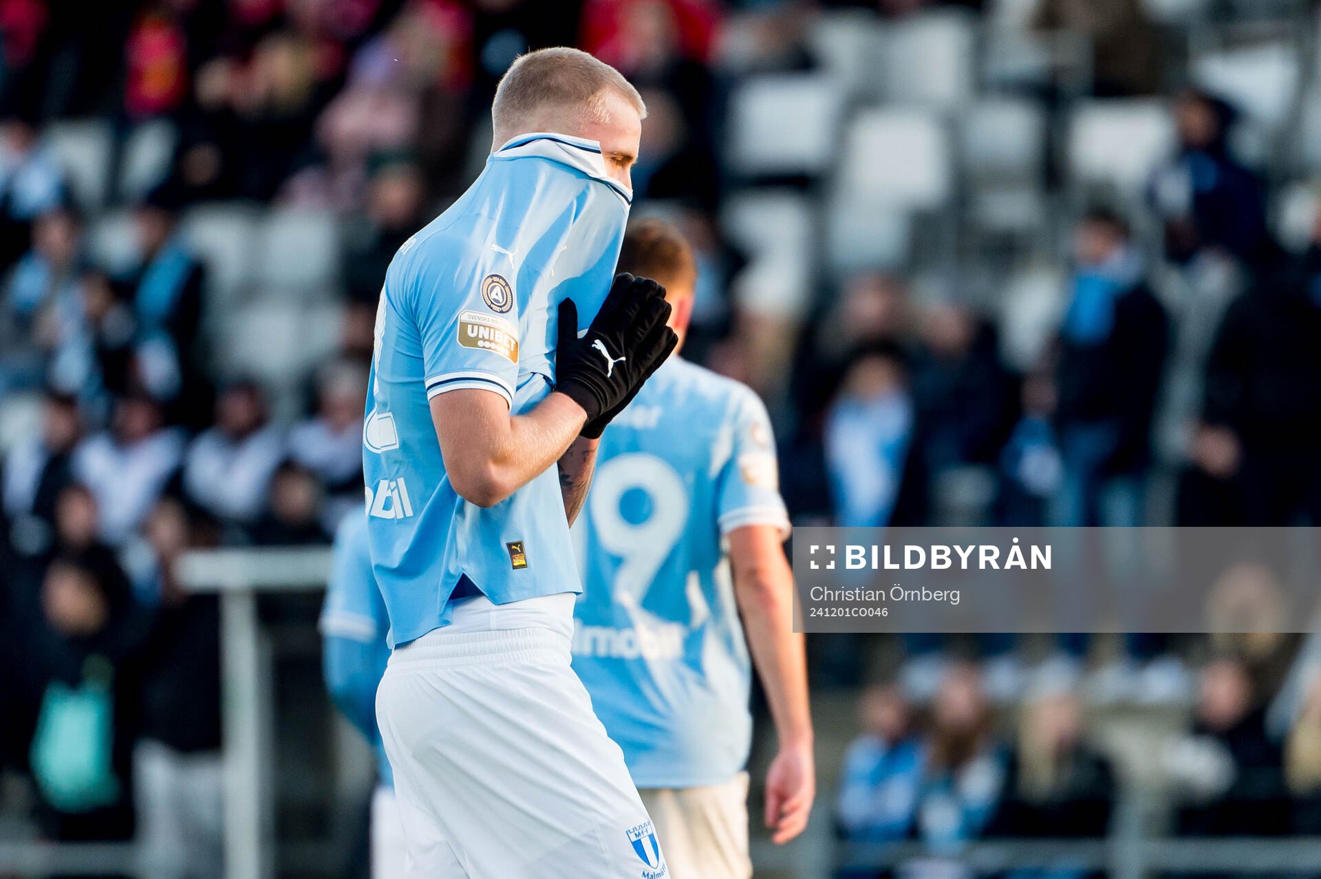 Malmö FFs Daniel Gudjohnsen deppar