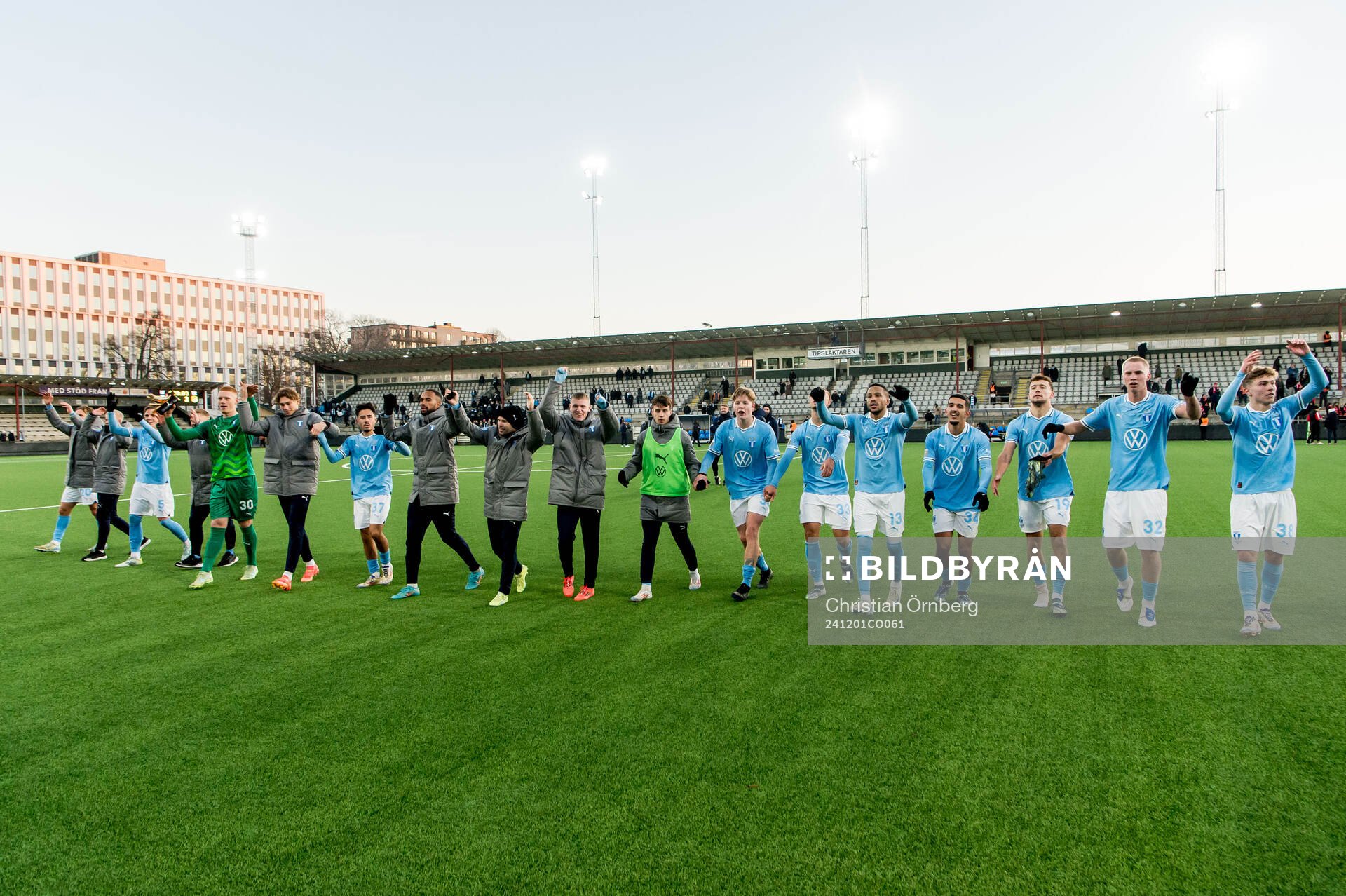 Malmös spelare jublar