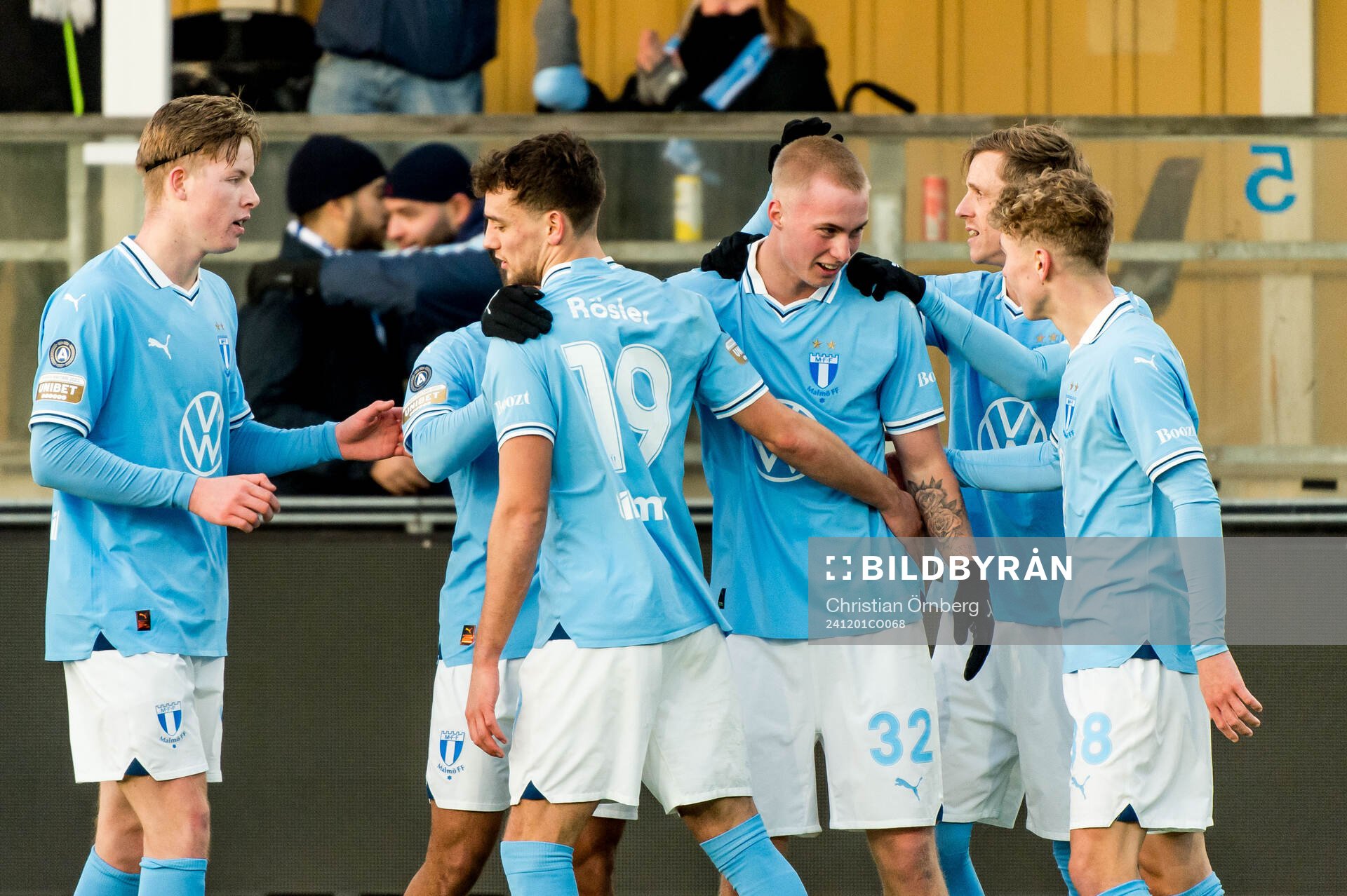 Under fotbollsmatchen i Svenska Cupen mellan Malmö FF och