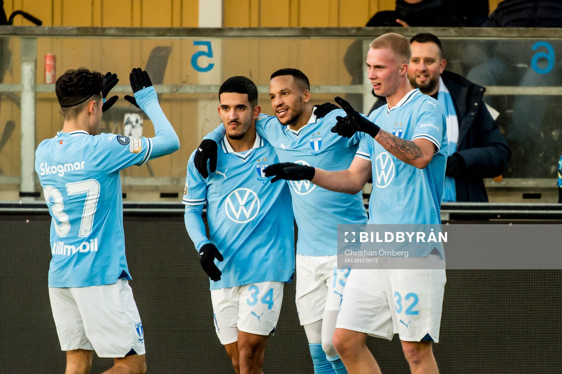 Malmö FFs Daniel Gudjohnsen jublar