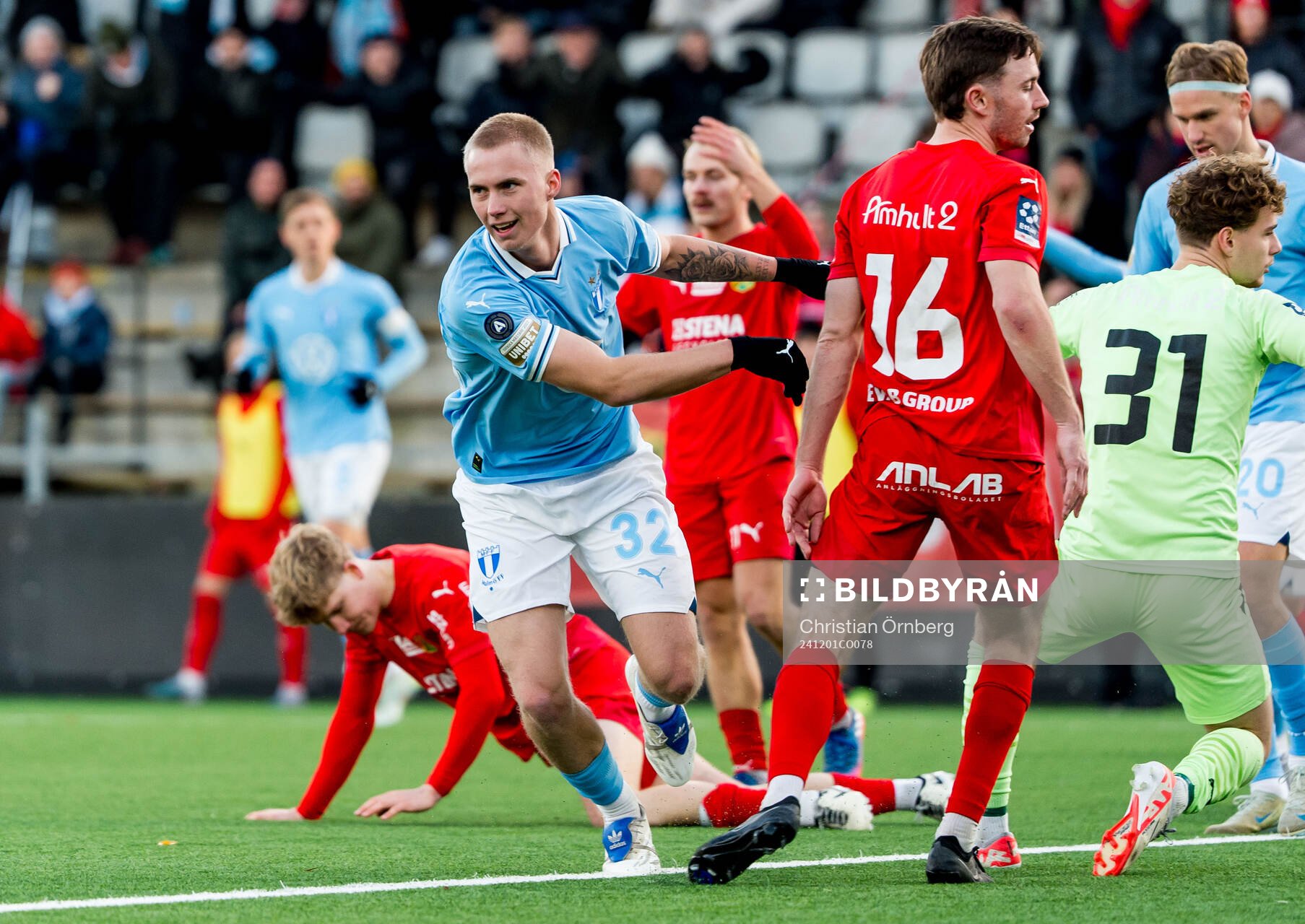 Malmö FFs Daniel Gudjohnsen jublar