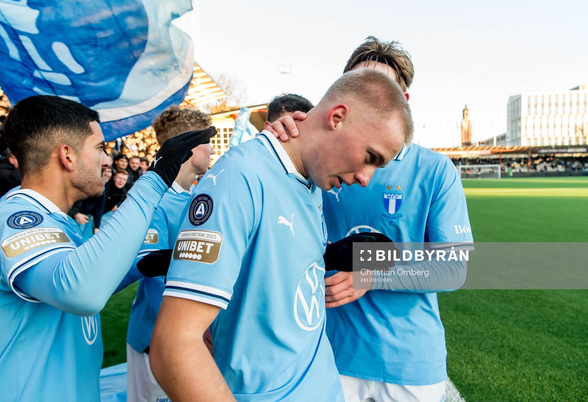 Malmö FFs Daniel Gudjohnsen jublar