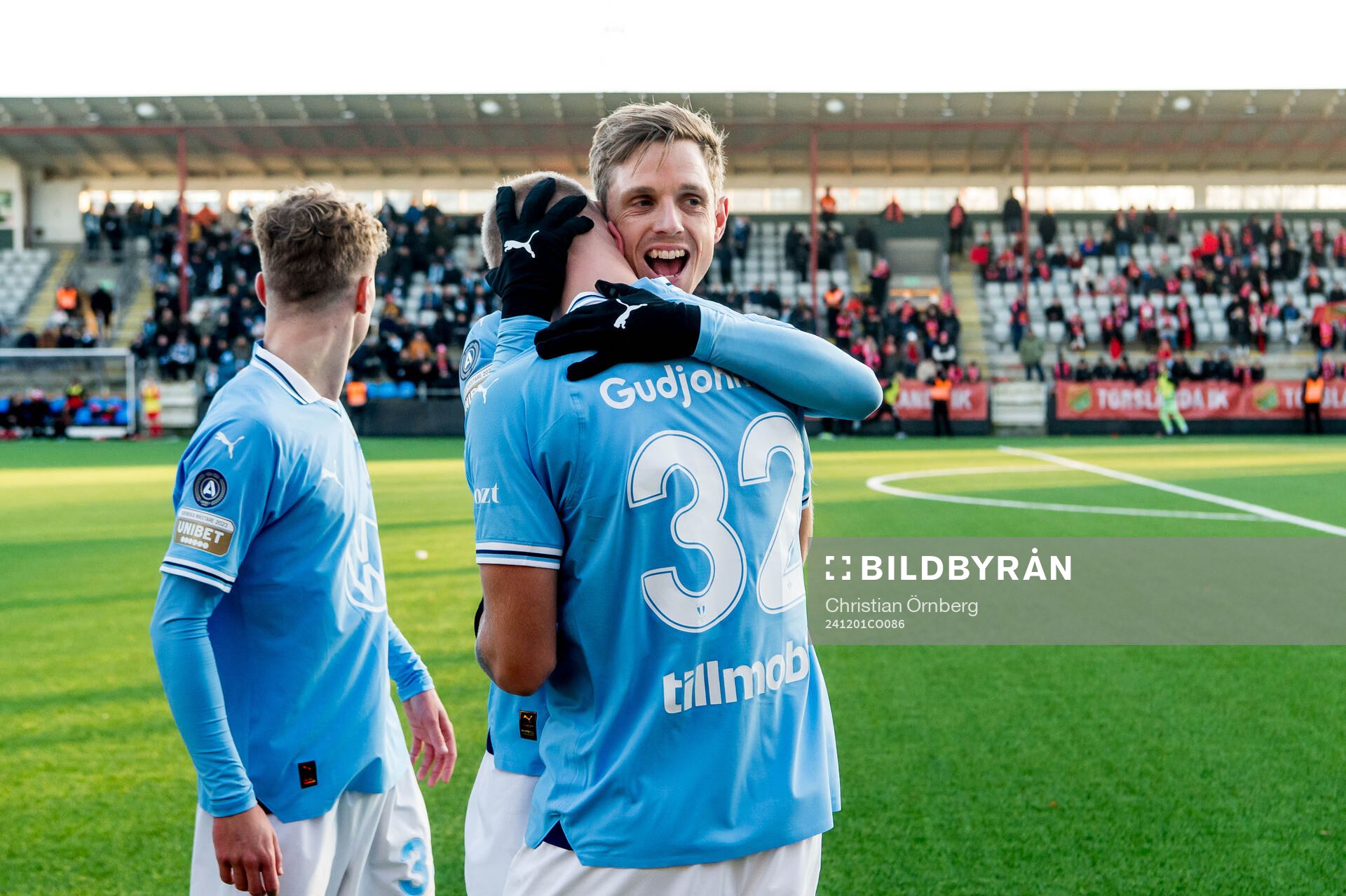Malmö FFs Daniel Gudjohnsen och Søren Rieks jublar