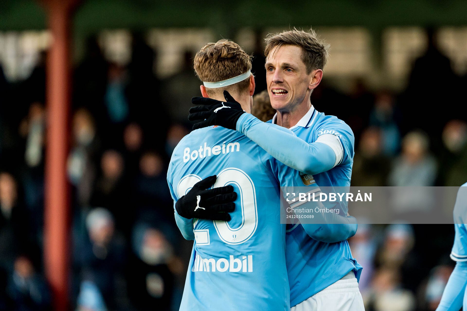 Malmö FFs Søren Rieks och Erik Botheim jublar