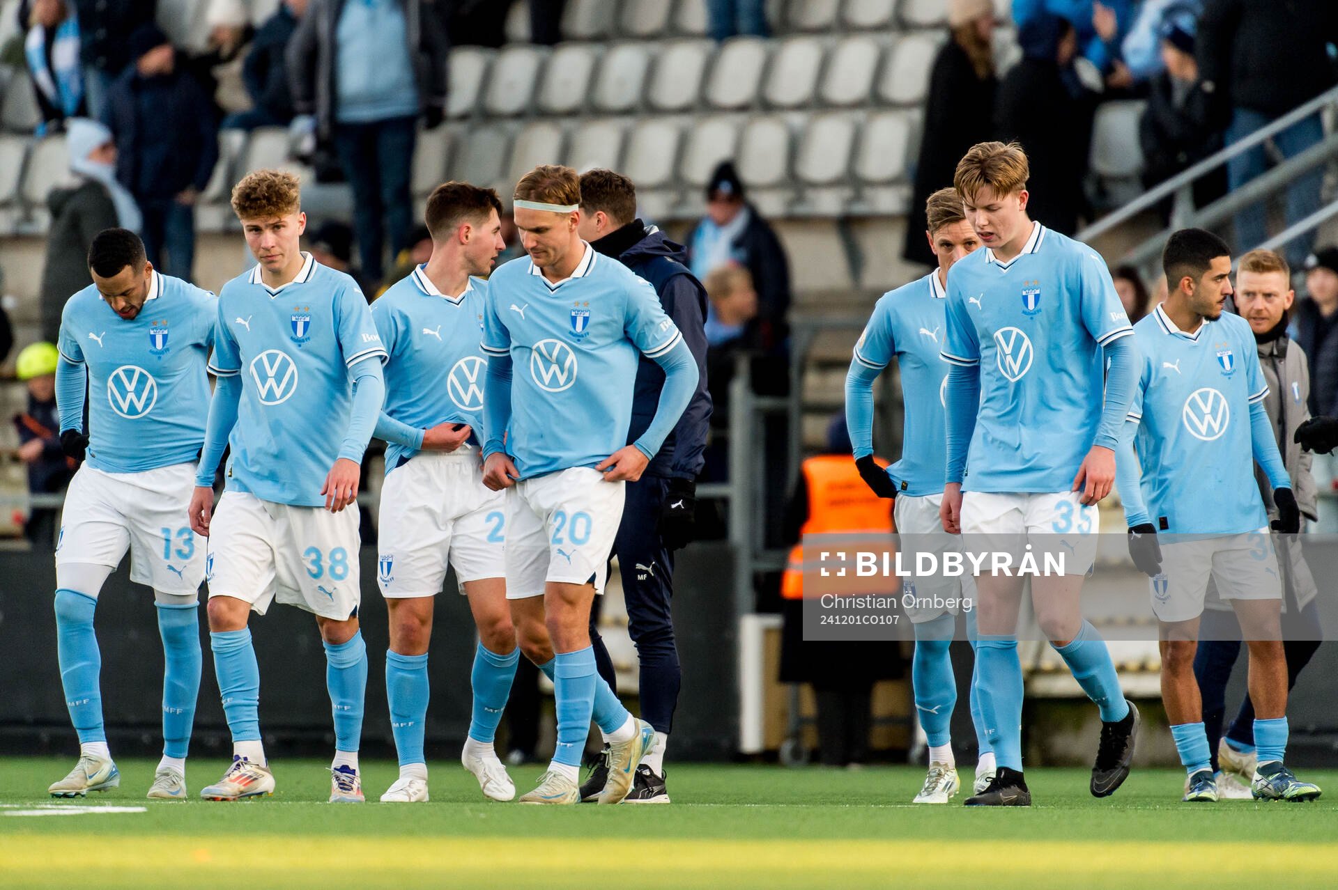 Malmö FFs spelare deppar