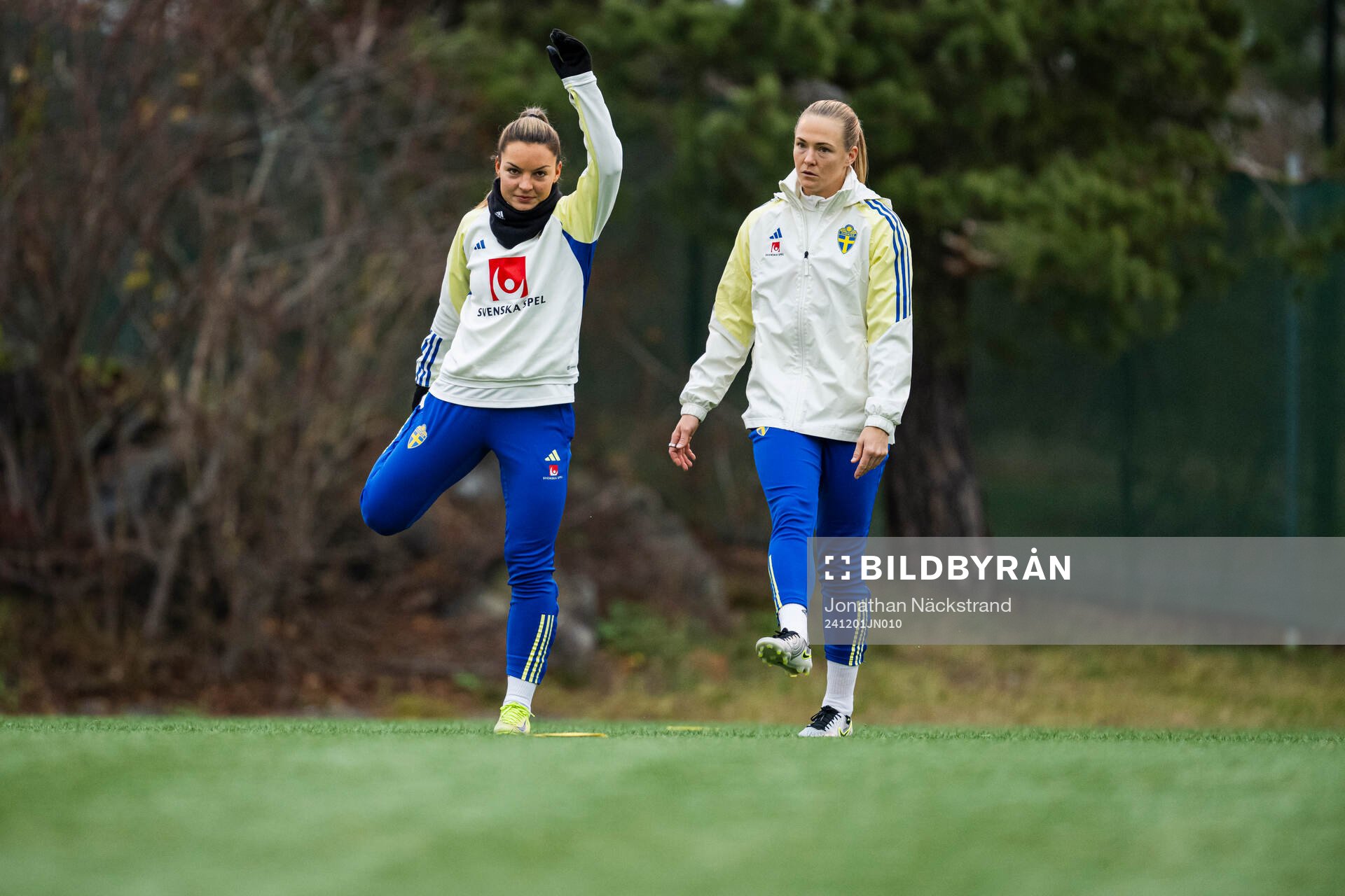 Johanna Rytting Kaneryd and Magdalena Eriksson of the