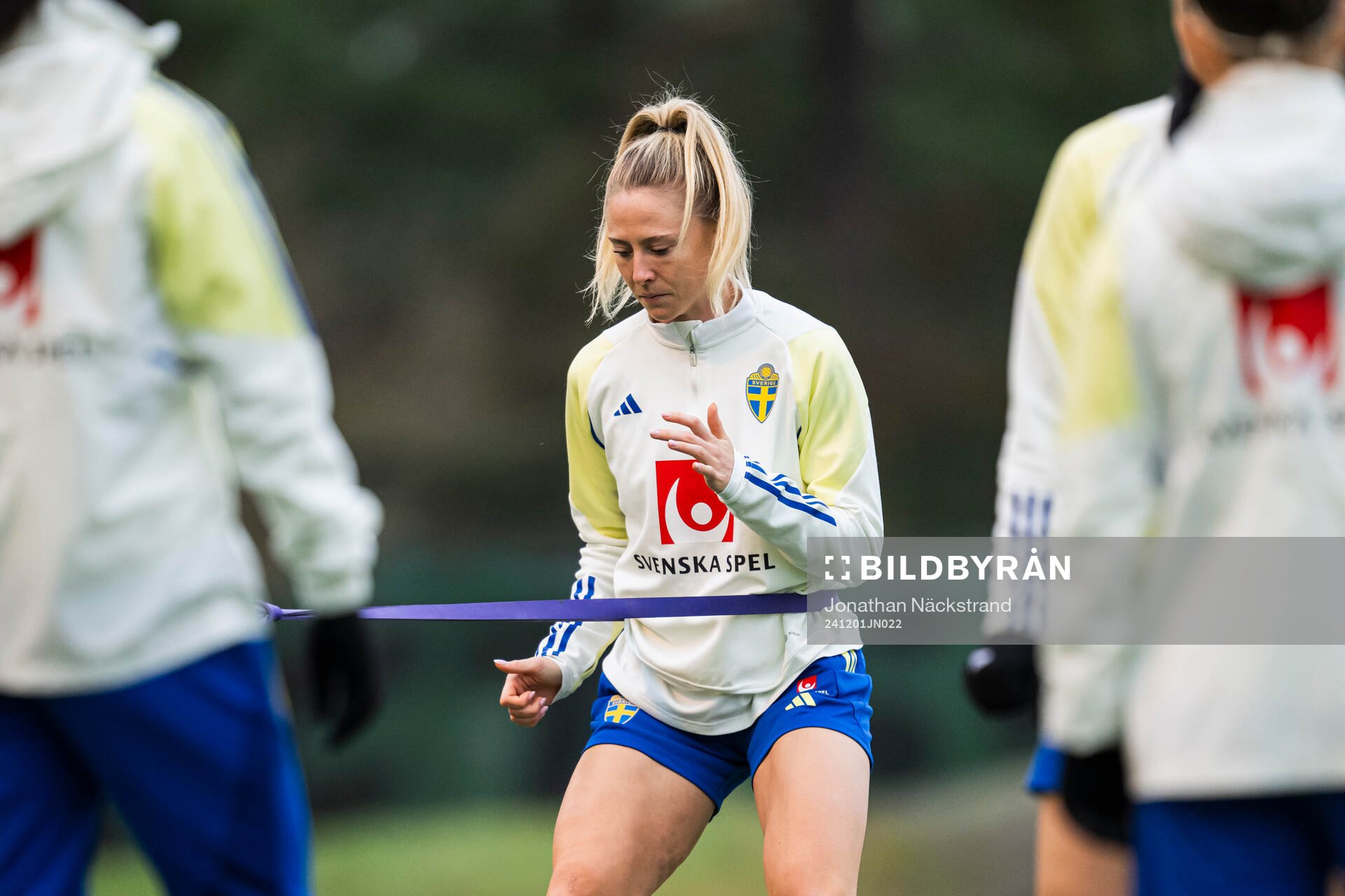 Rebecka Blomqvist of the Swedish women's national football
