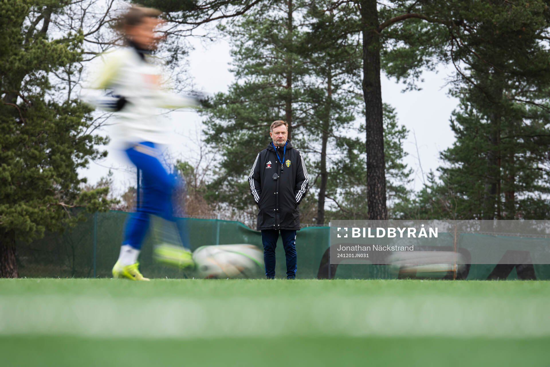 Head coach Peter Gerhardsson of the Swedish women's