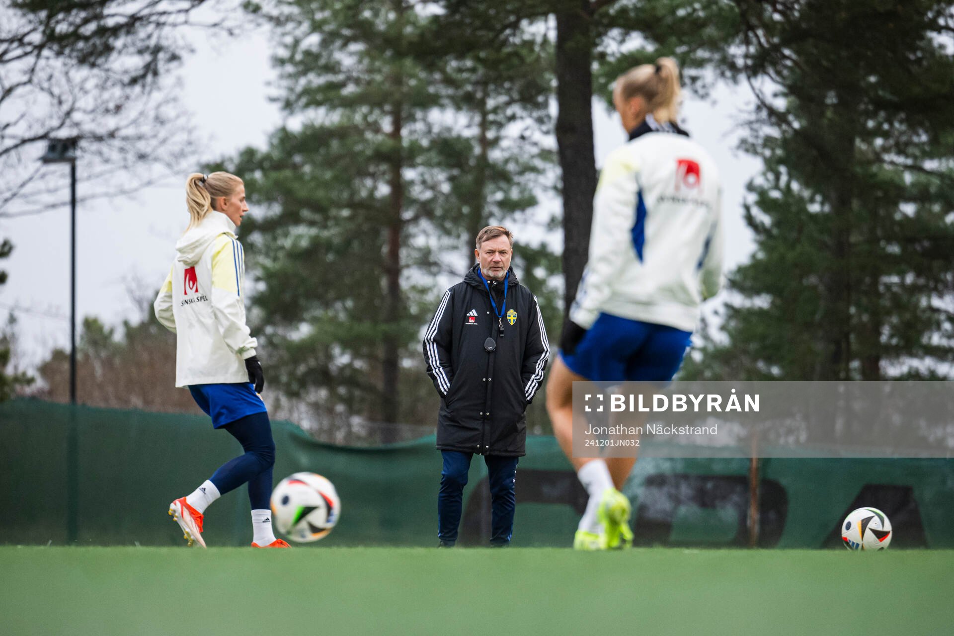 Head coach Peter Gerhardsson of the Swedish women's
