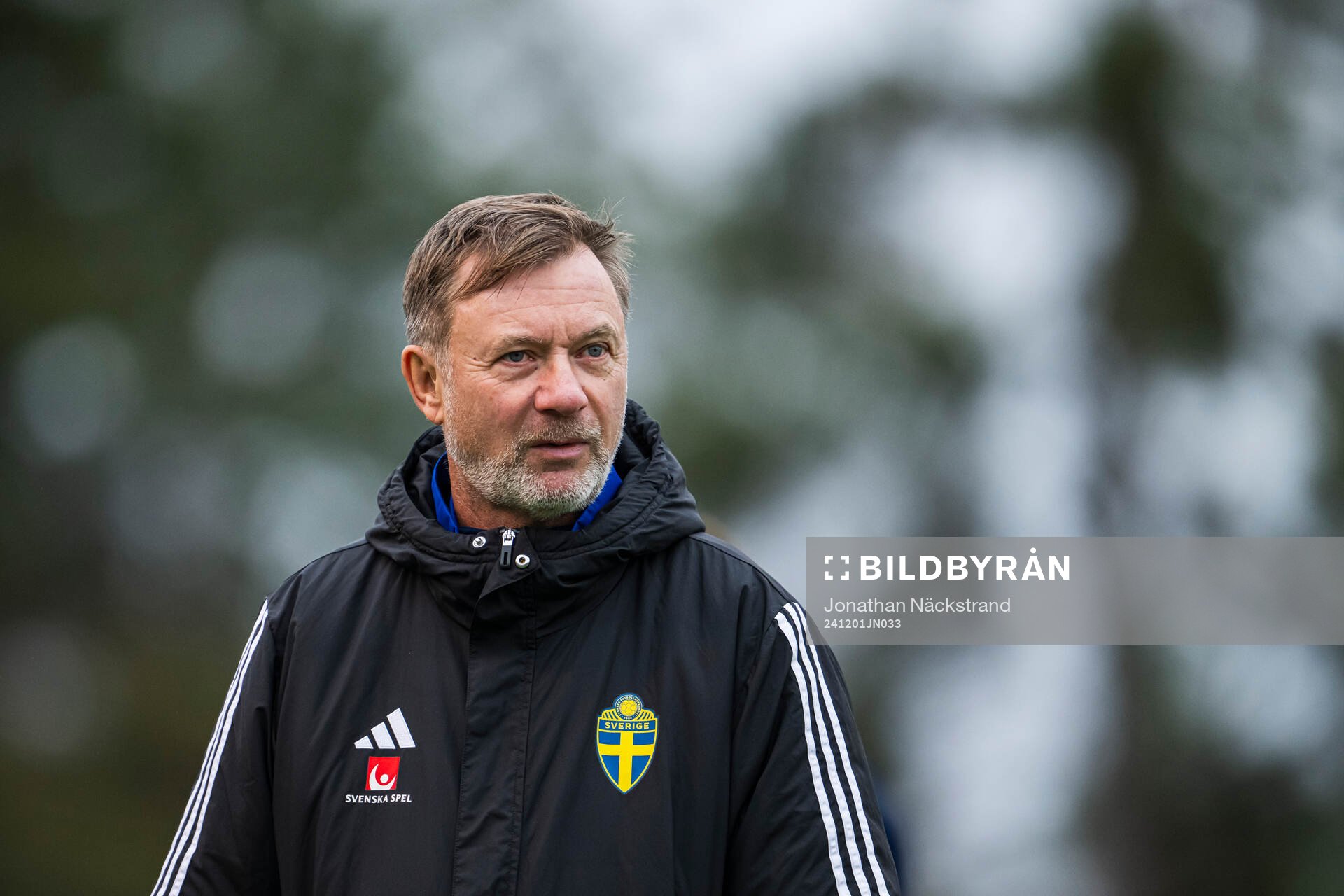 Head coach Peter Gerhardsson of the Swedish women's