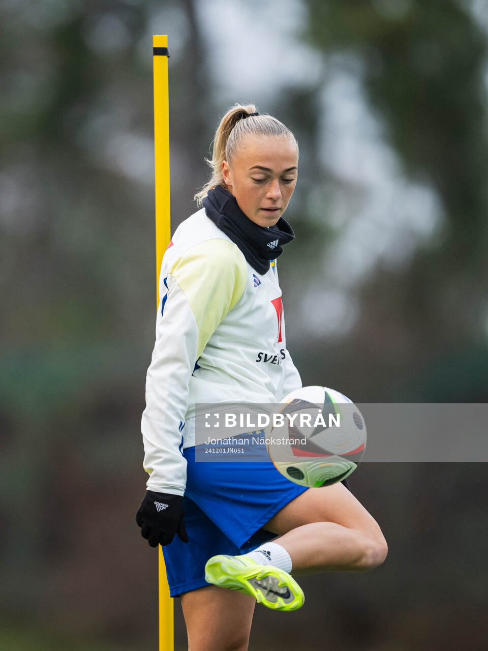 Hanna Bennison of the Swedish women's national football team