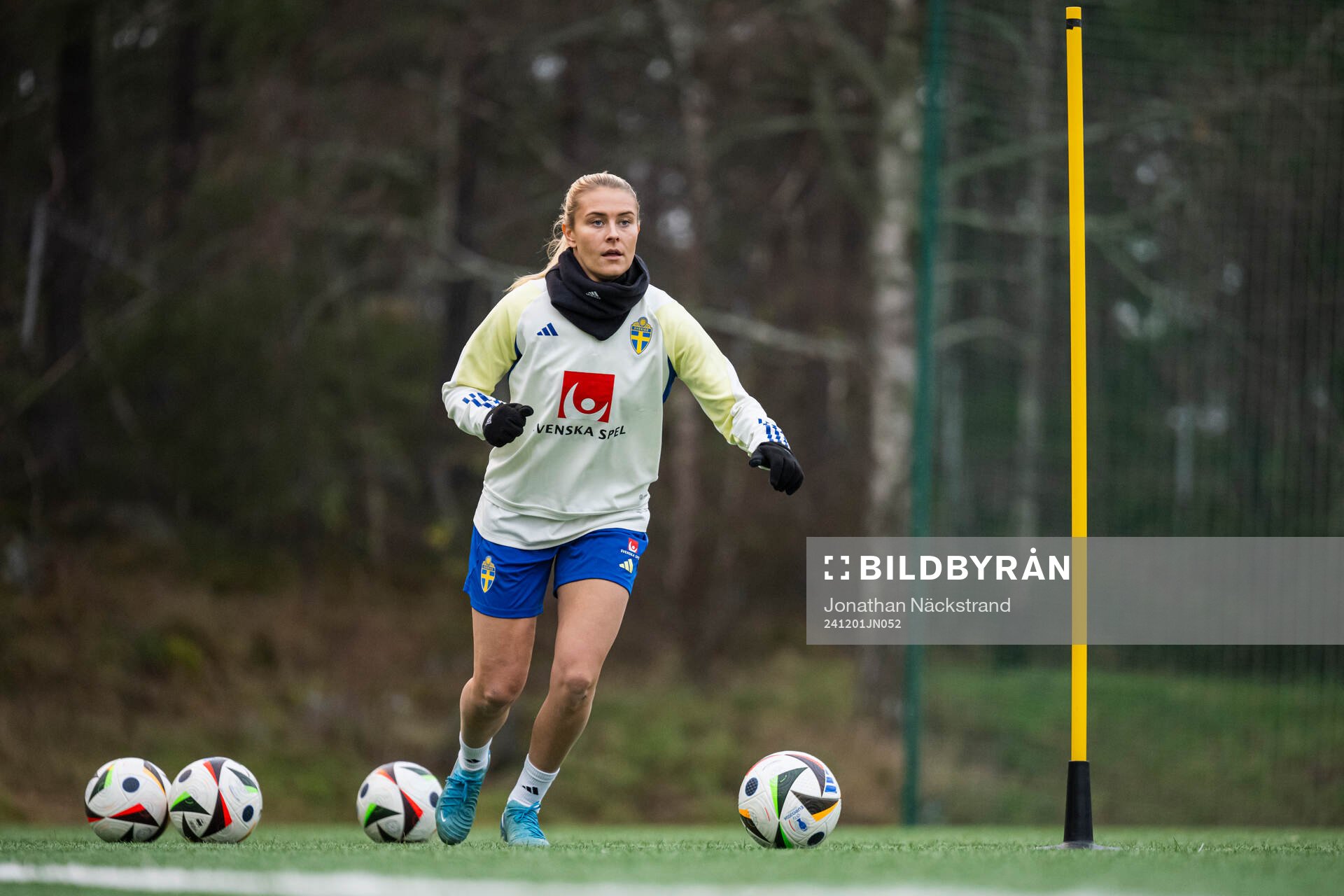 Amanda Nildén of the Swedish women's national football team