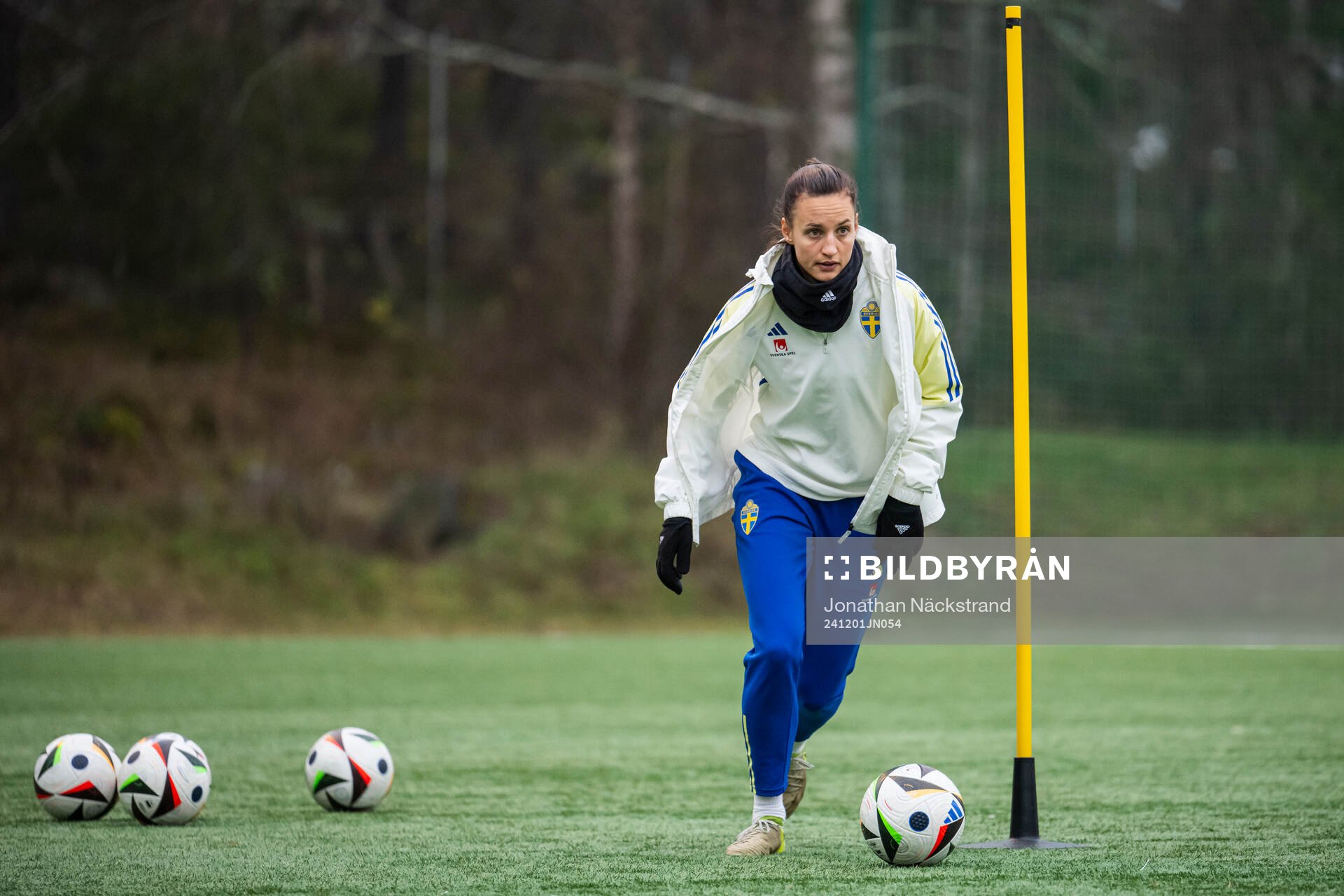 Nathalie Björn of the Swedish women's national football