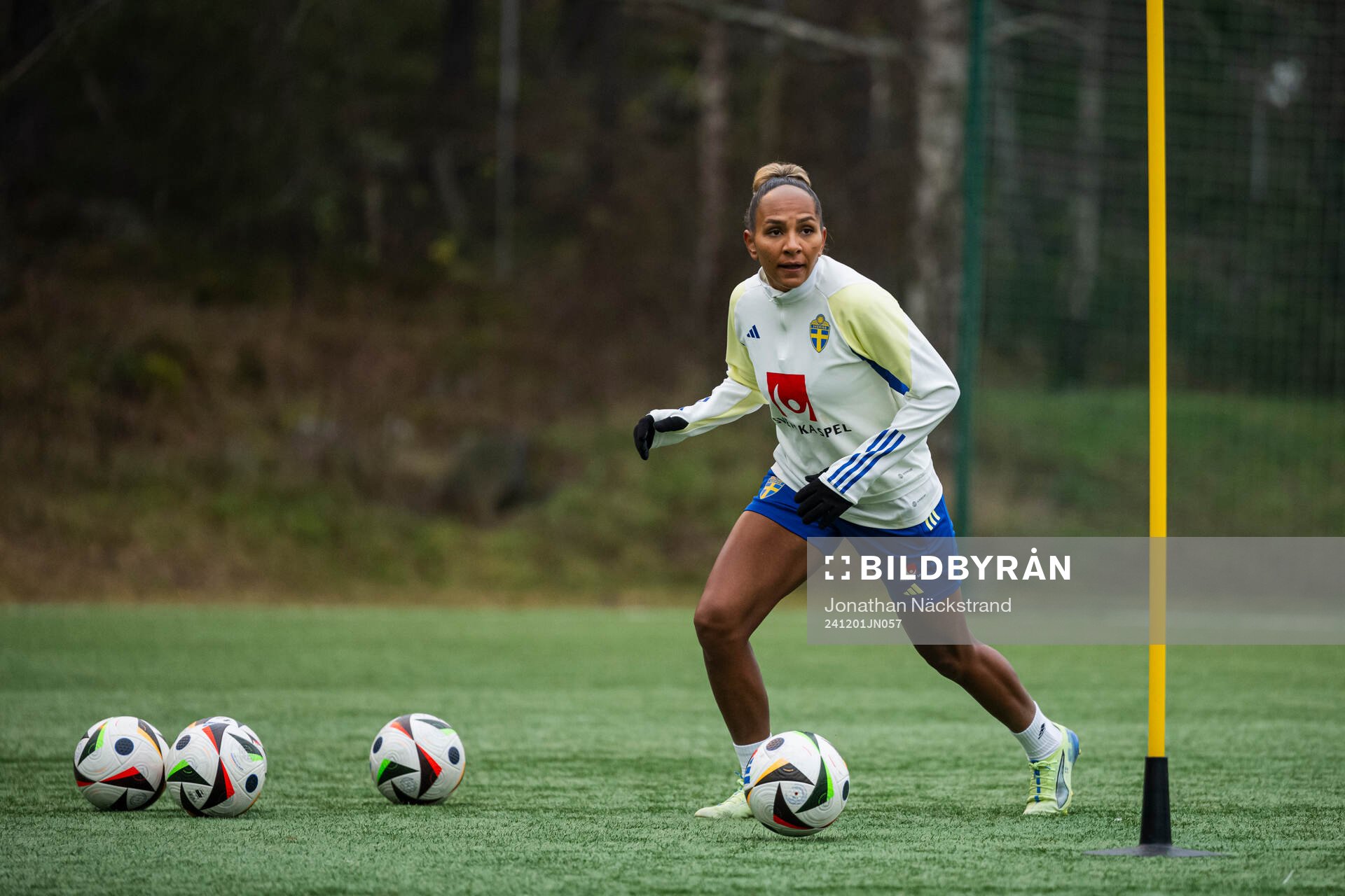 Madelen Janogy of the Swedish women's national football team