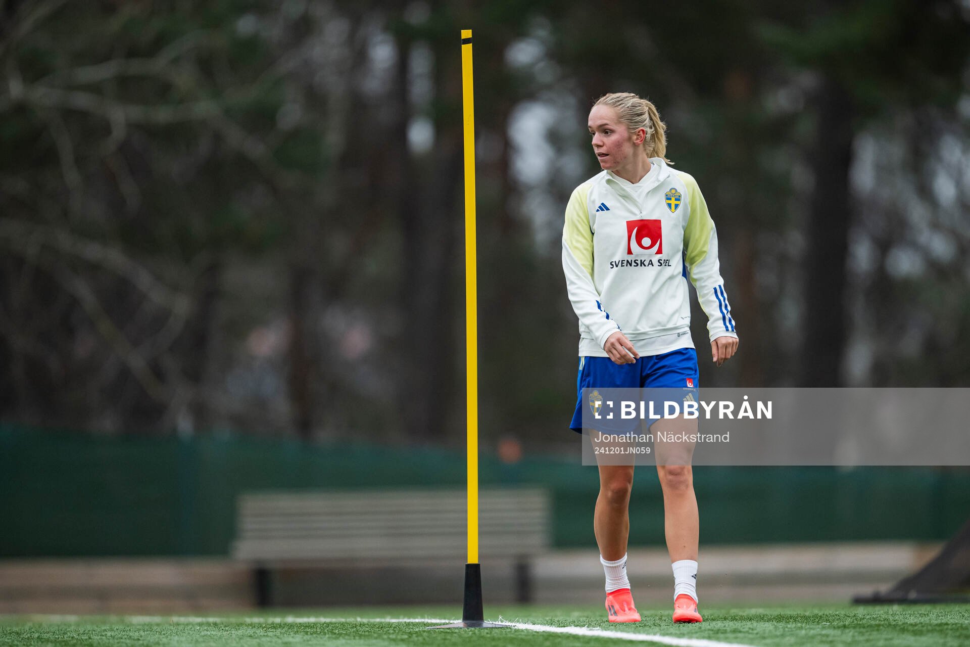 Hanna Lundkvist of the Swedish women's national football