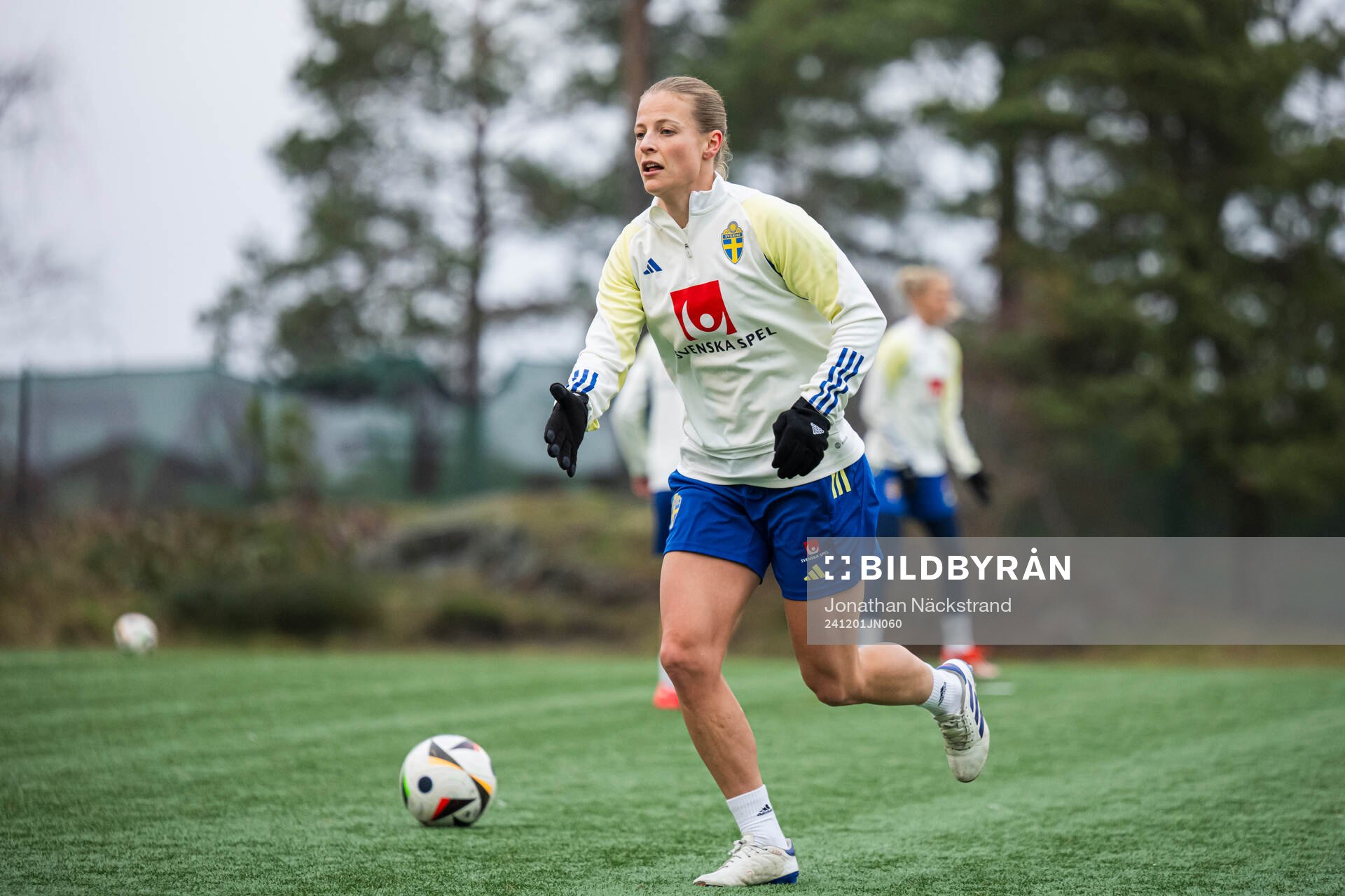 Anna Anvegård of the Swedish women's national football team