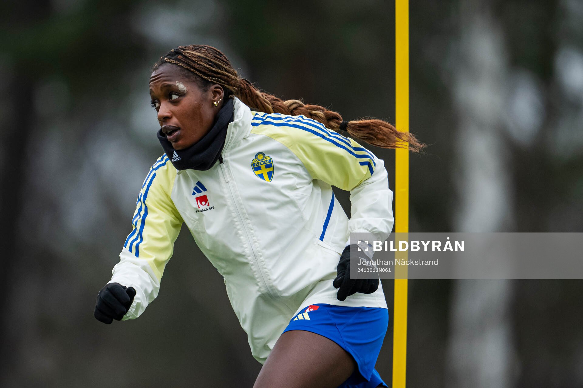 Evelyn Ijeh of the Swedish women's national football team