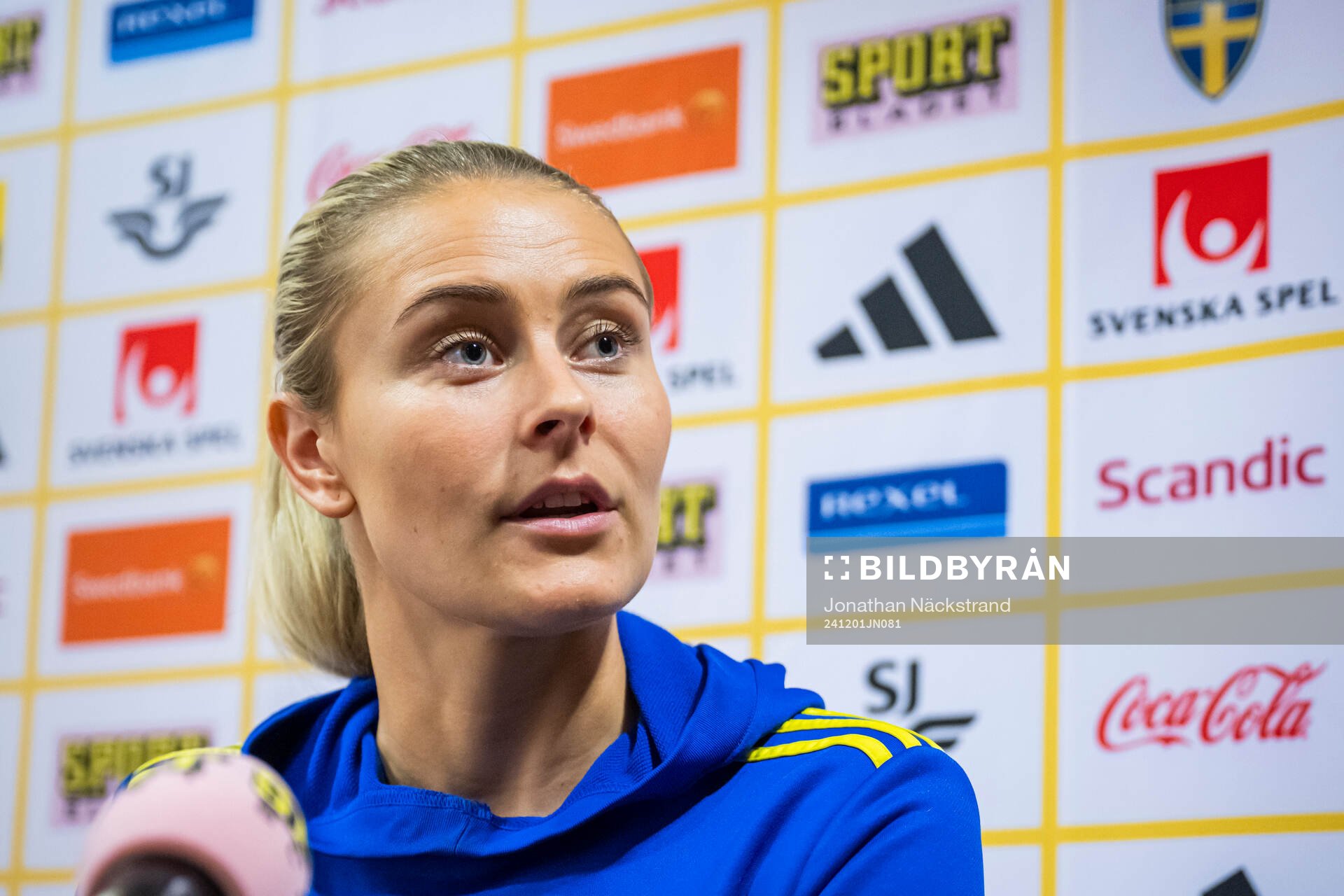 Amanda Nildén of the Swedish women's national football
