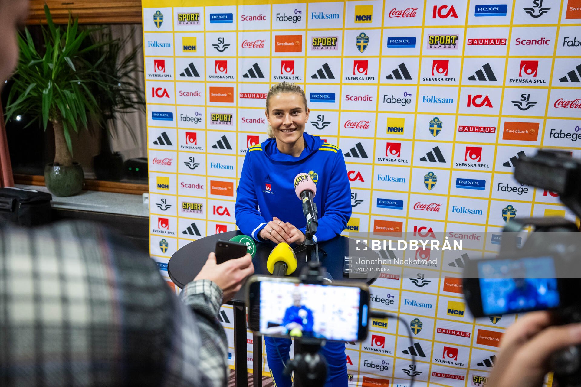 Amanda Nildén of the Swedish women's national football