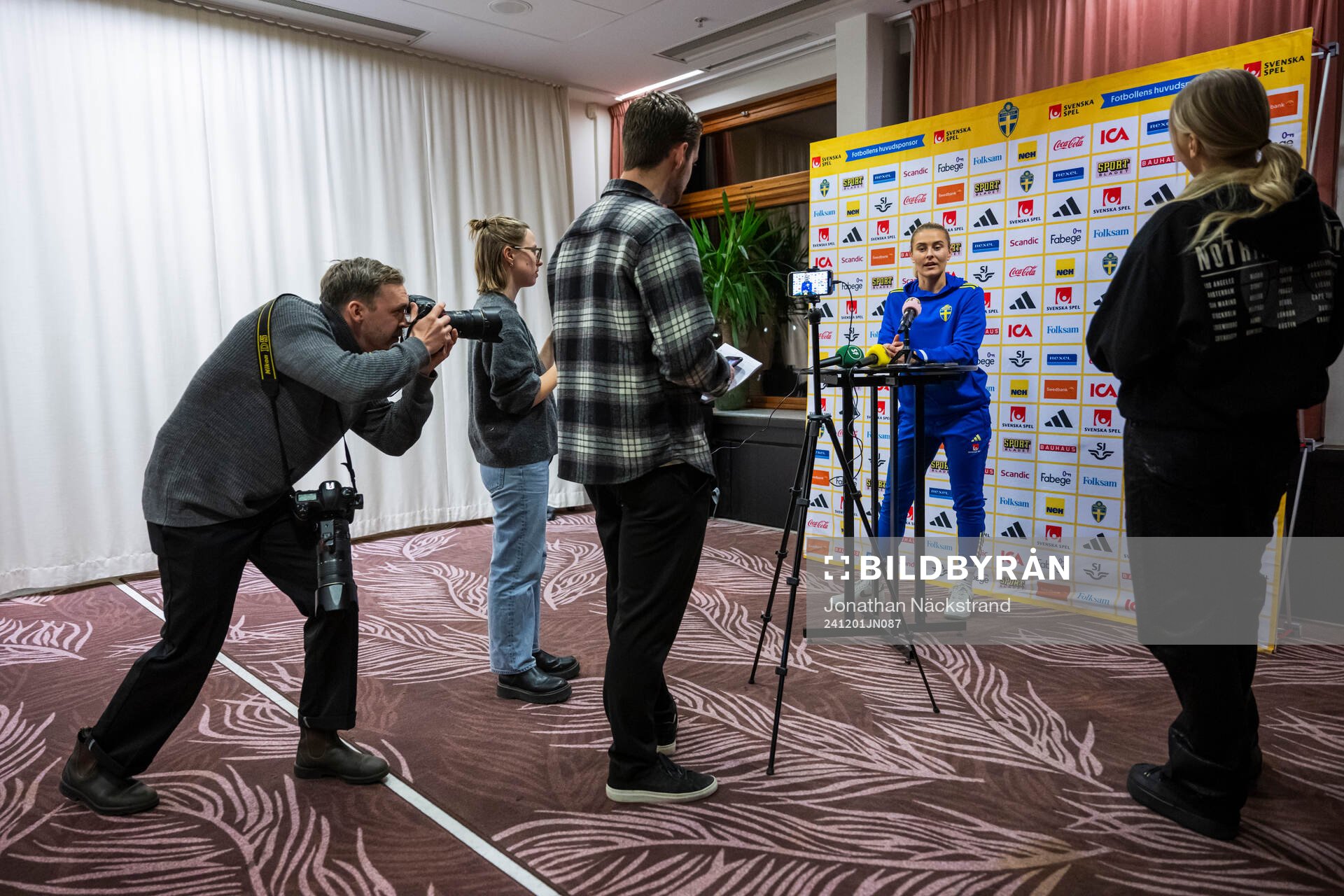 Amanda Nildén of the Swedish women's national football