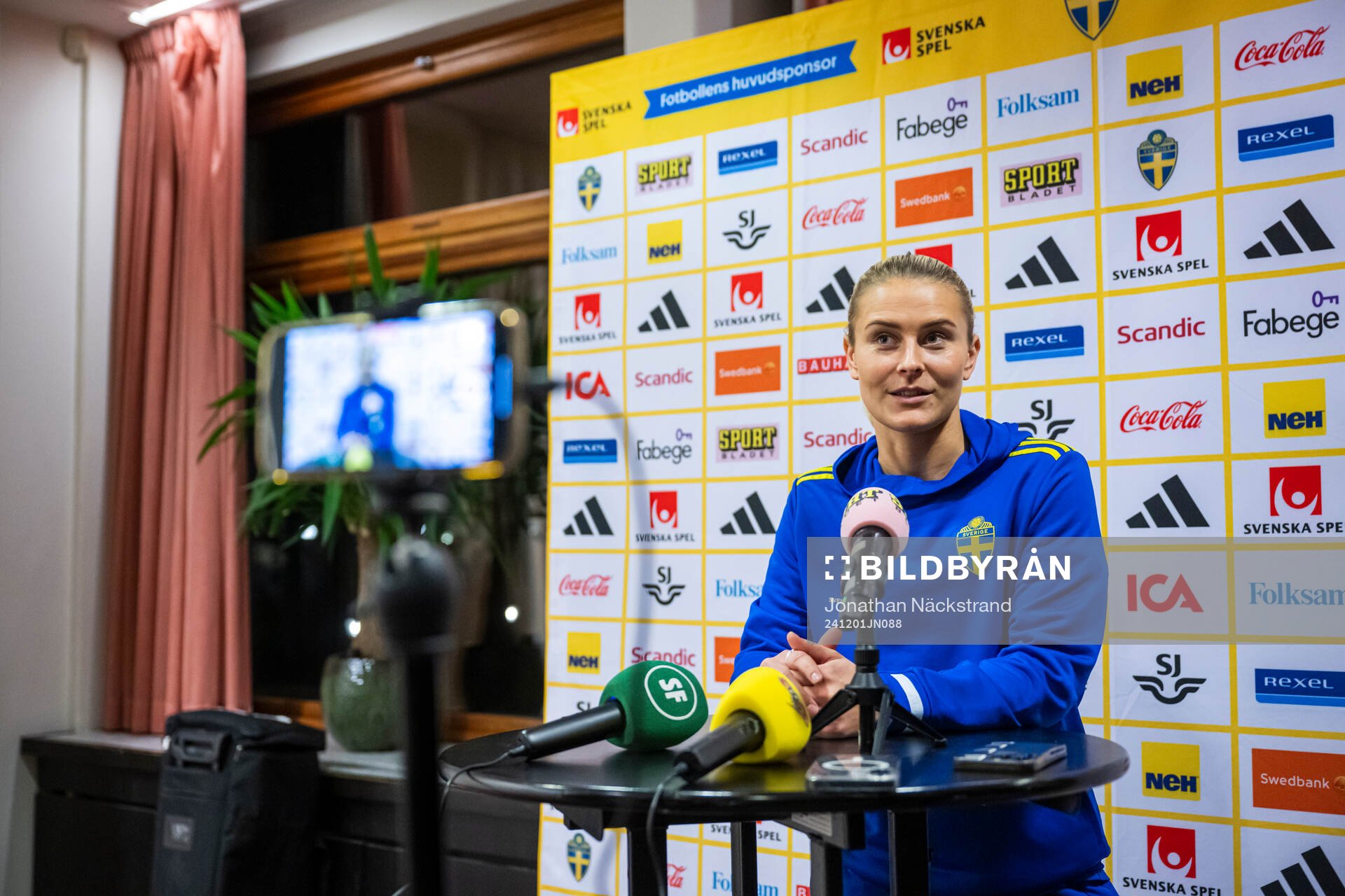 Amanda Nildén of the Swedish women's national football