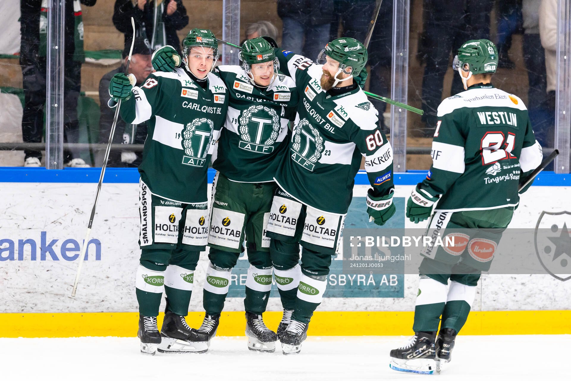 Tingsryds Martin Skärberg, Kevin Ekman Larsson och Joachim