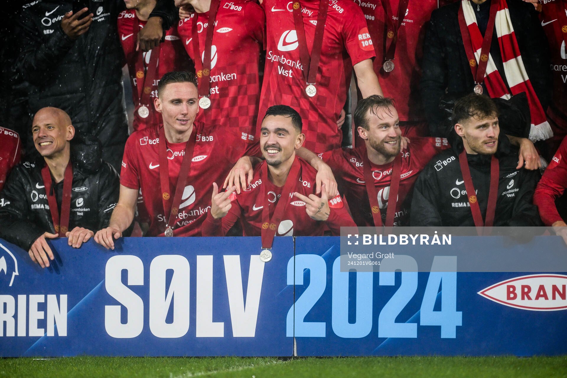 Niklas Castro of Brann celebrates