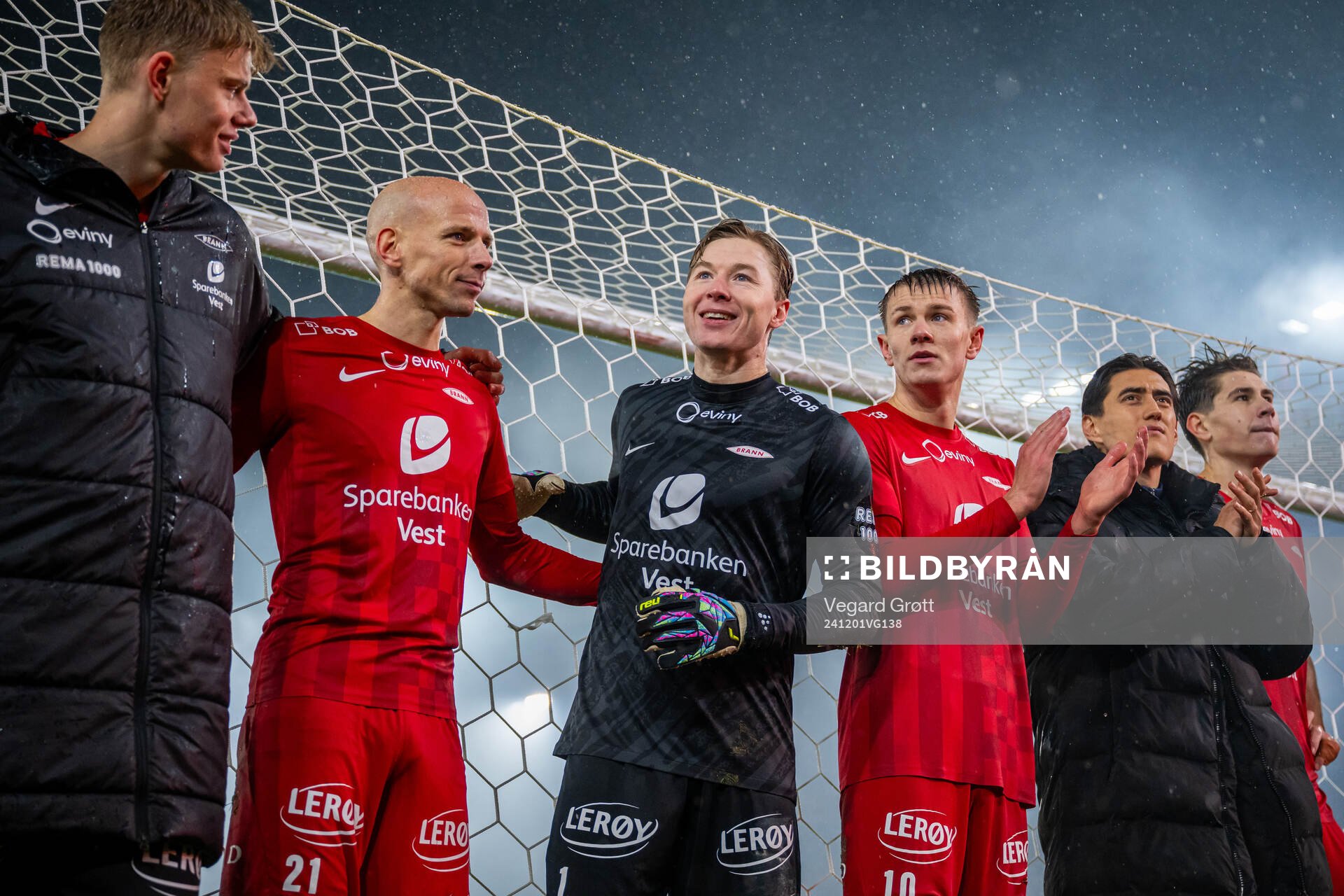 Ruben Kristiansen, goalkeeper Mathias Dyngeland, Emil