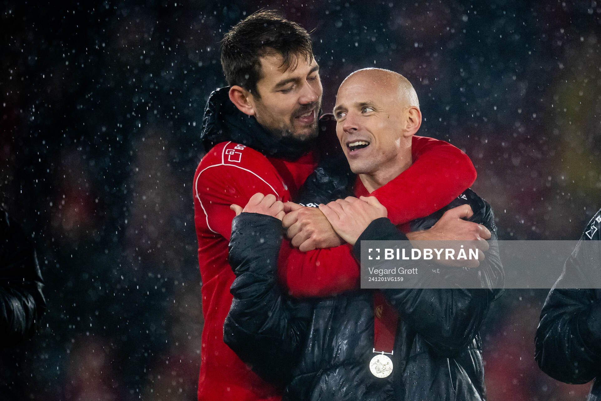 Fredrik Pallesen Knudsen and Ruben Kristiansen of Brann