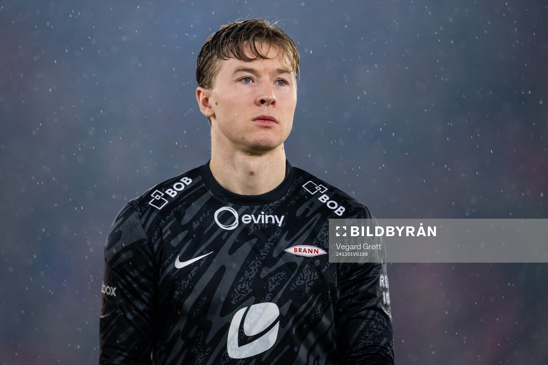 Goalkeeper Mathias Dyngeland of Brann