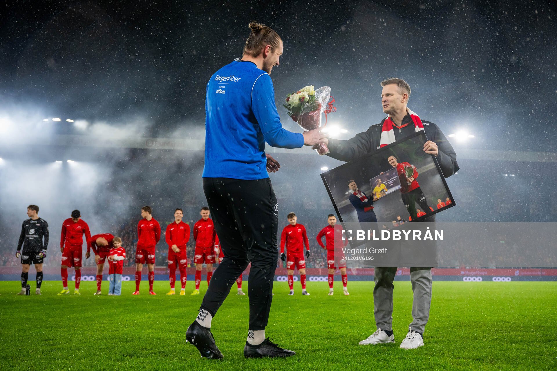 Goalkeeper Eirik Holmen Johansen and Christian Kalvenes,