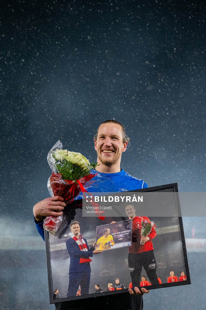 Goalkeeper Eirik Holmen Johansen of Brann