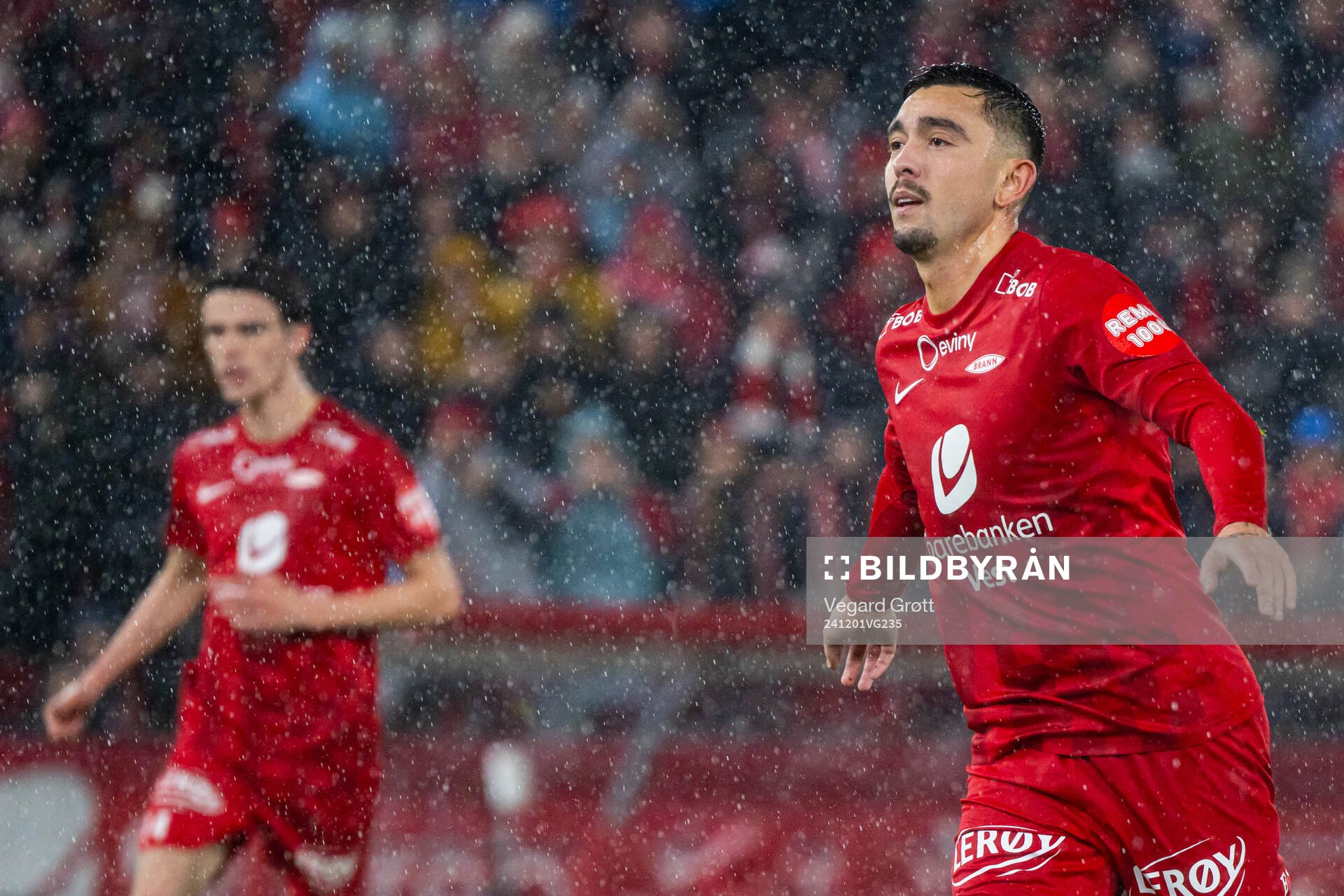 Niklas Castro of Brann celebrates