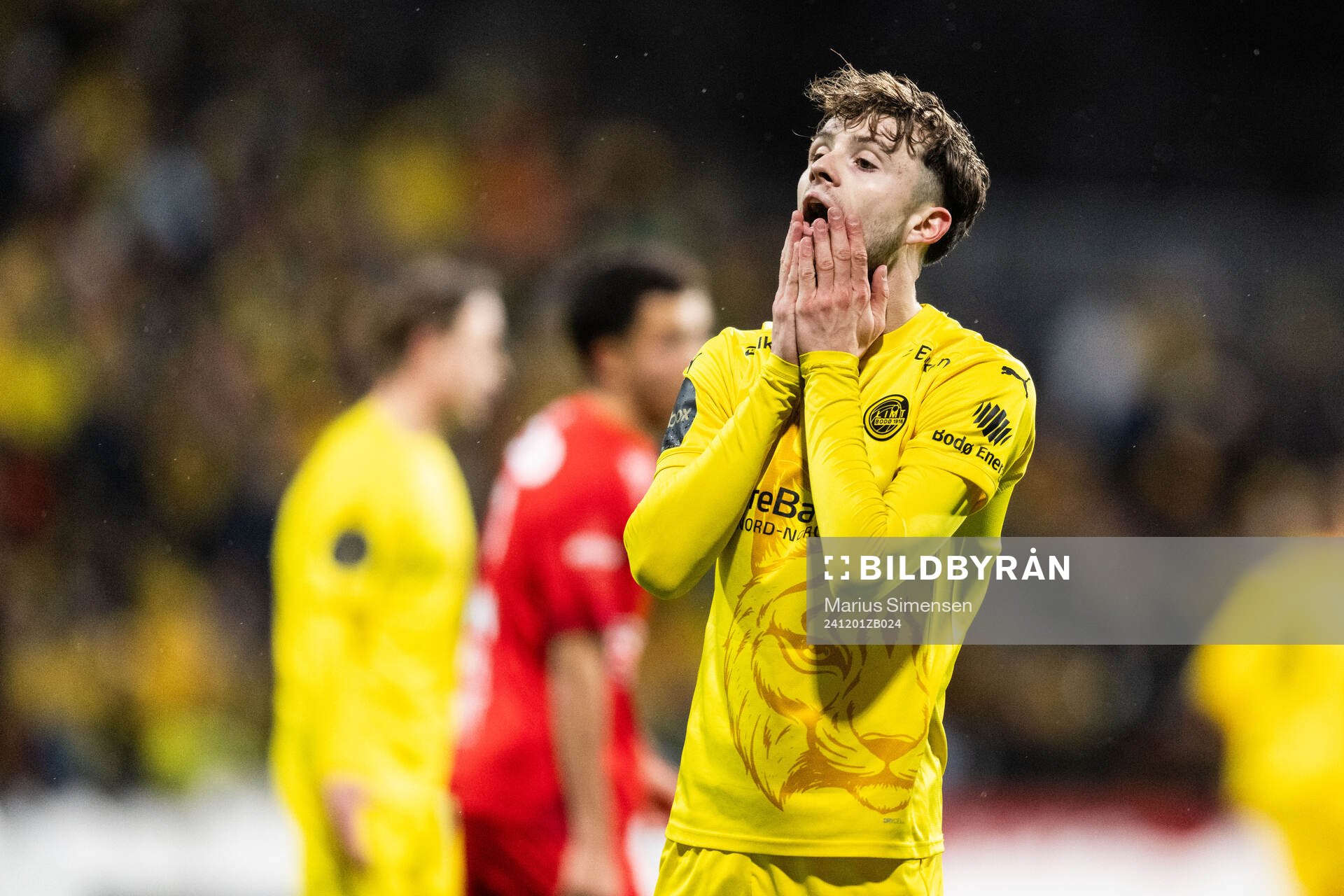 Jostein Gundersen of Bodø/Glimt looks dejected